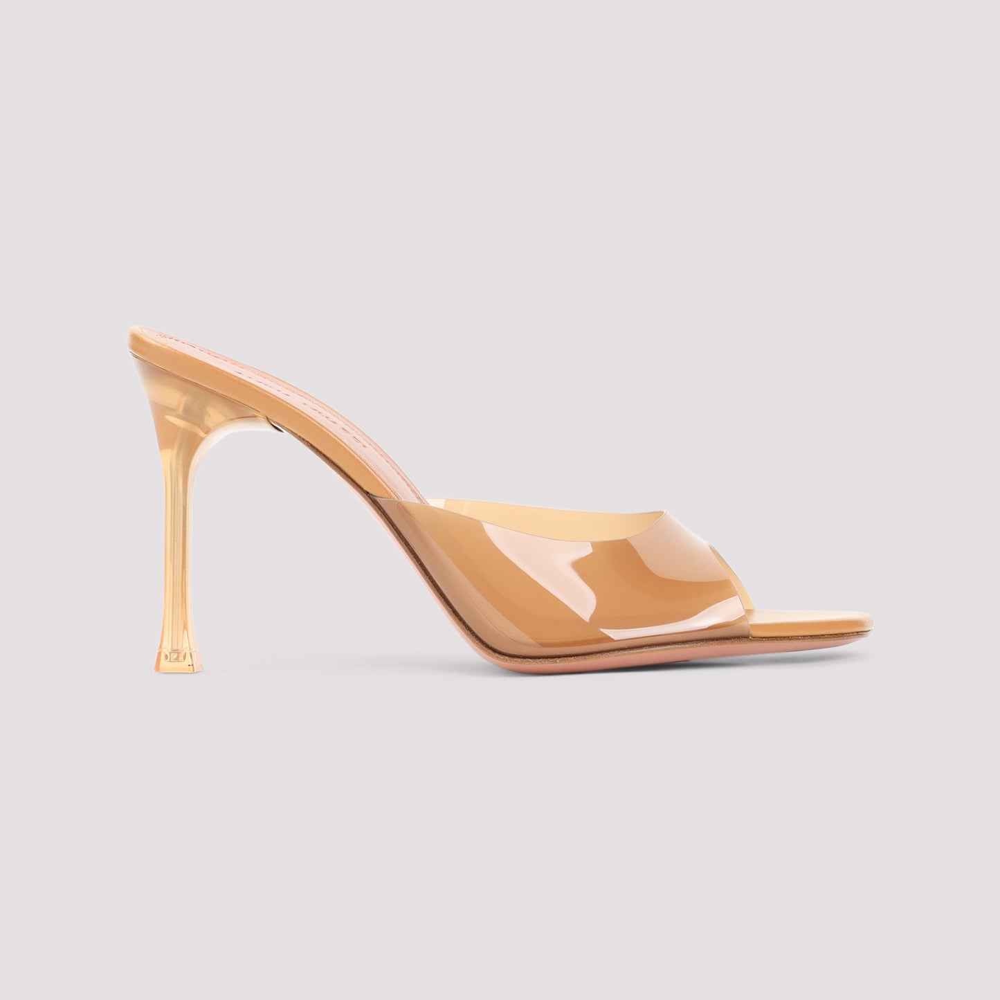Amina Muaddi Alexa Glass 95 Slippers