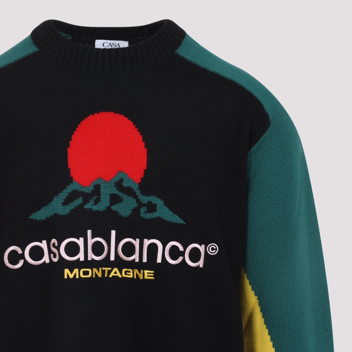 Casablanca Intarsia Pullover