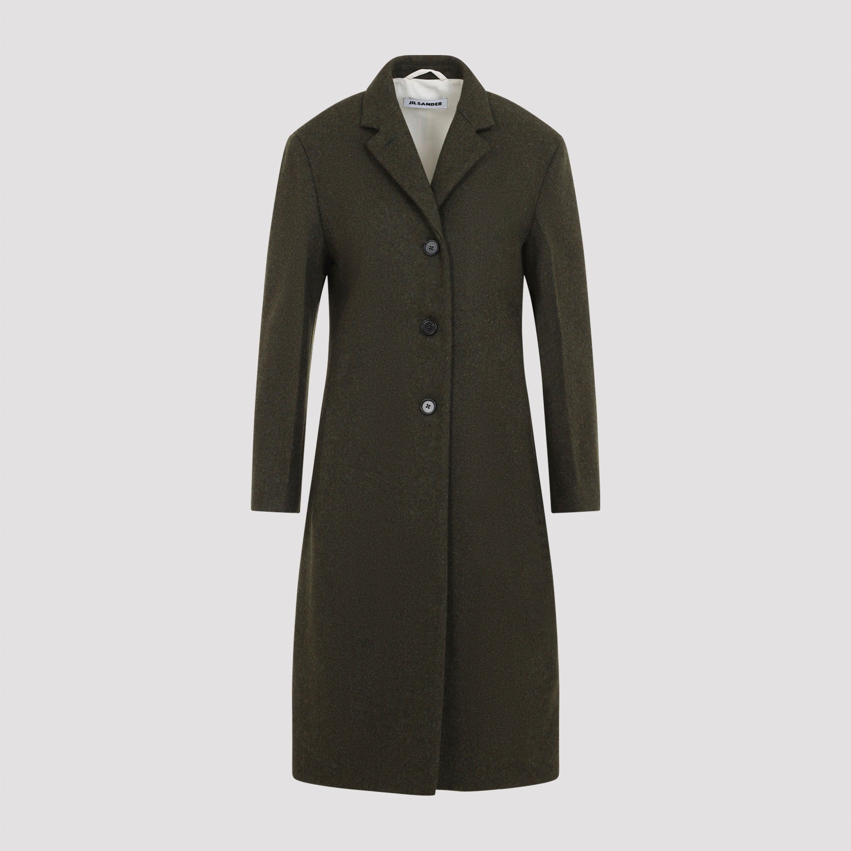 Jil Sander Slim Straight Knee-Lenght Coat