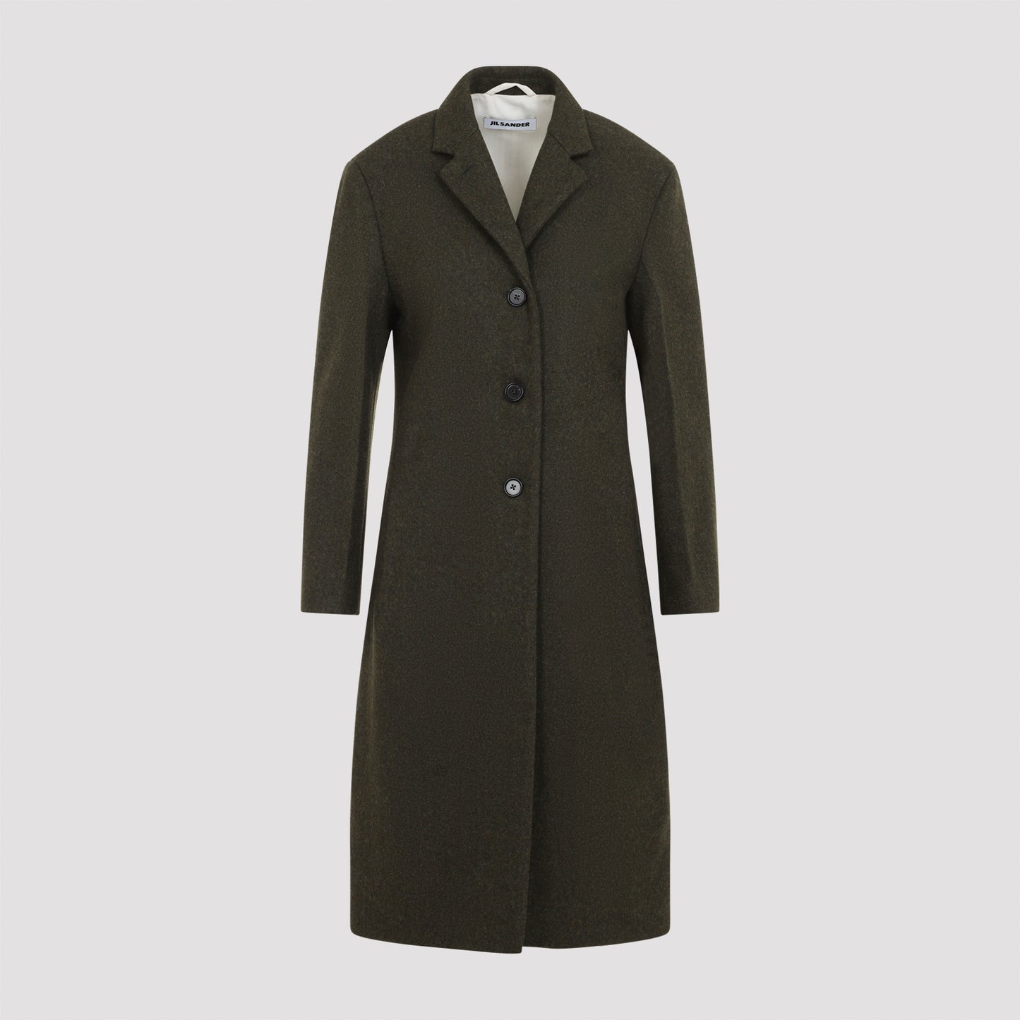 Jil Sander Slim Straight Knee-Lenght Coat