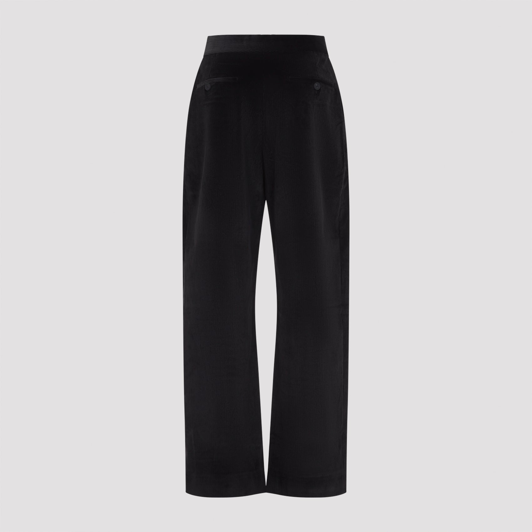 Studio Nicholson Grange Relaxed Curved Leg Trousers