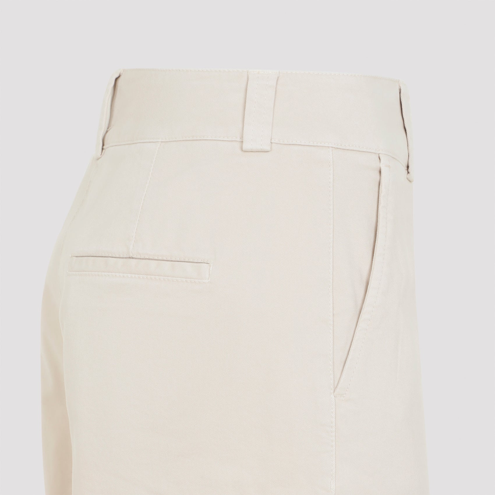 Peserico Wide Leg Cotton Pants