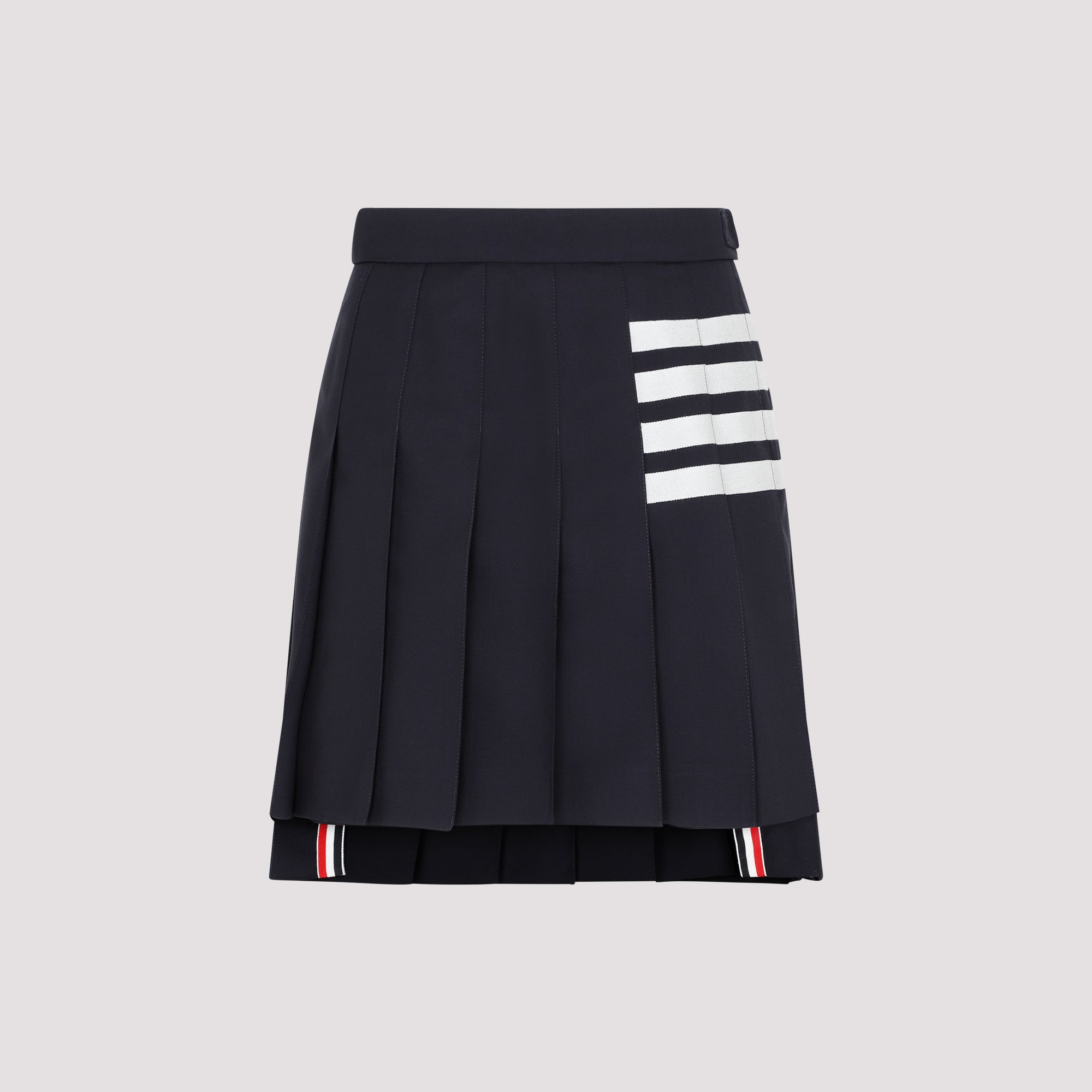 Thom Browne 4-Bar pleated miniskirt