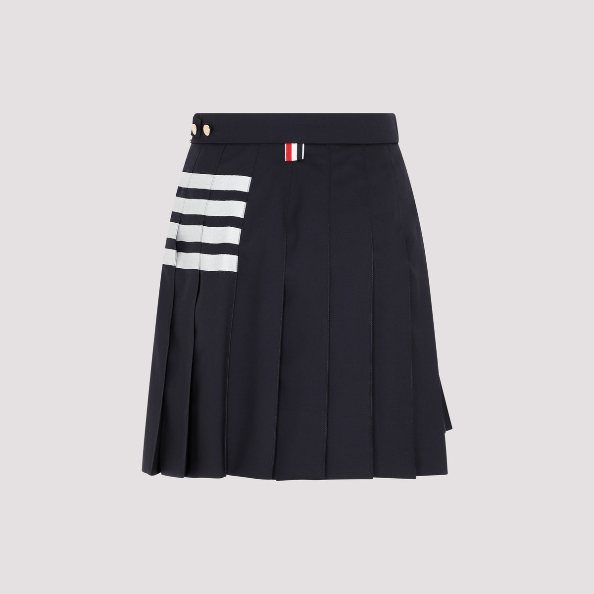 Thom Browne 4-Bar pleated miniskirt