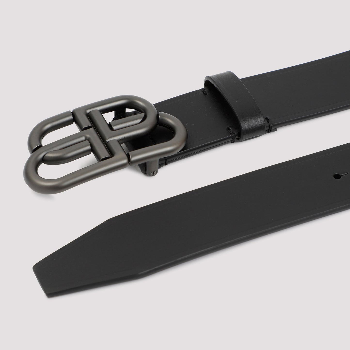 Balenciaga BB Leather Belt
