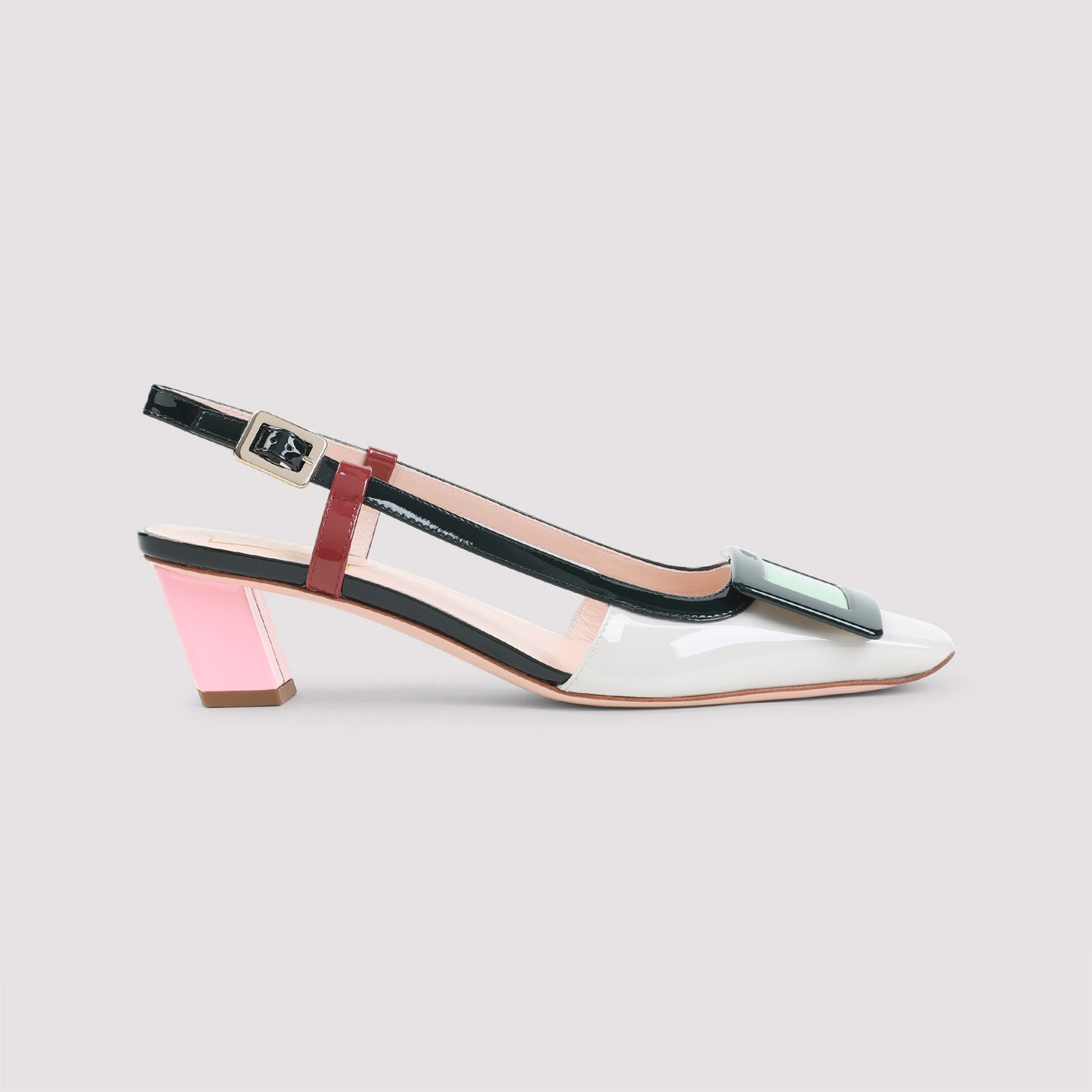 Roger Vivier BV Lacquered Buckle 45 Pumps