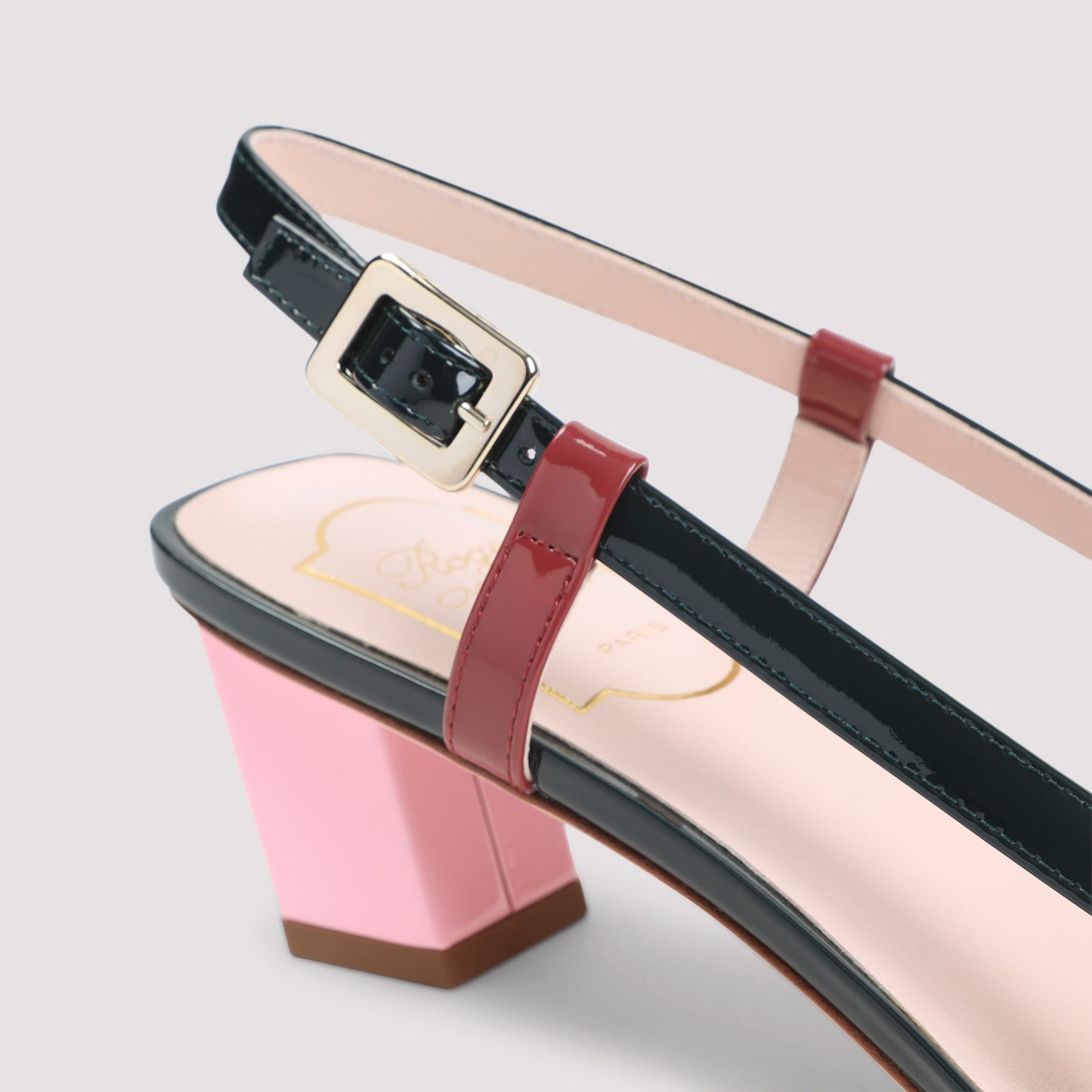 Roger Vivier BV Lacquered Buckle 45 Pumps