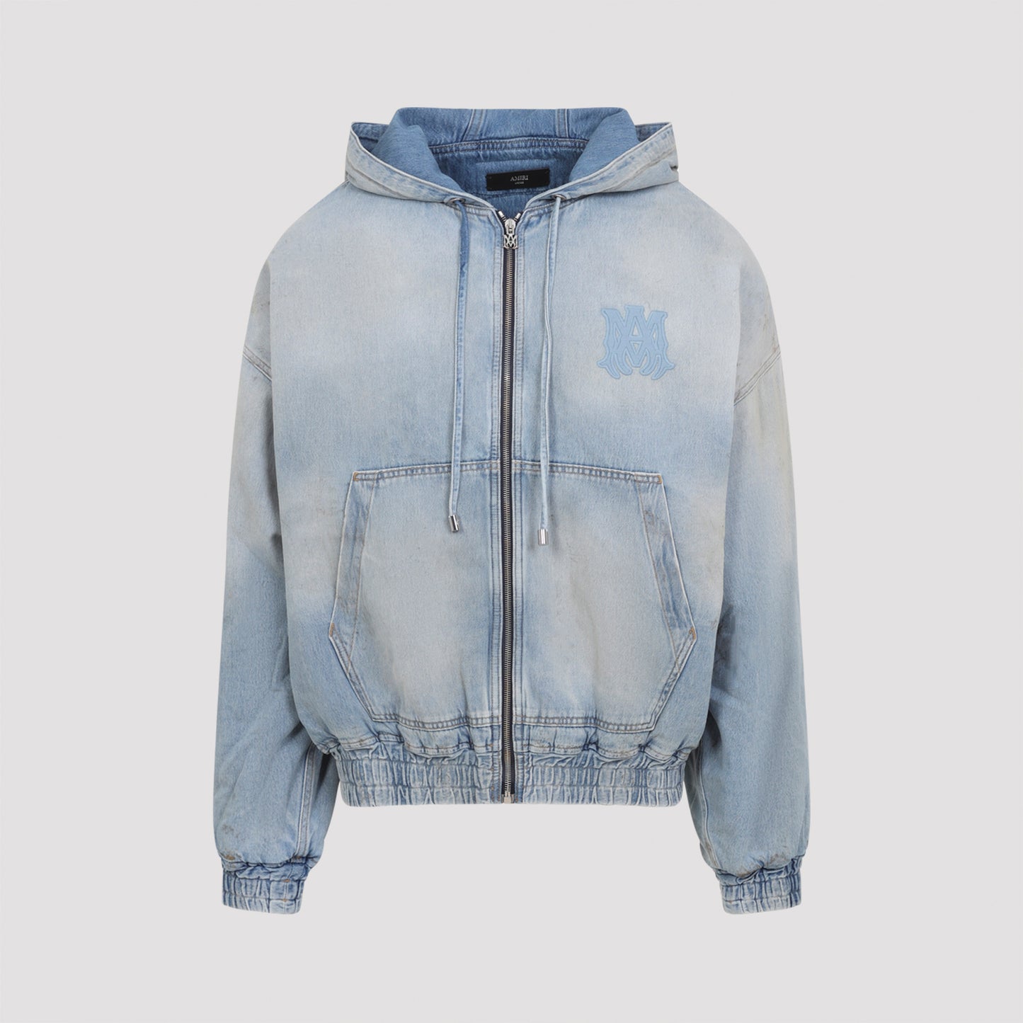 Amiri Ma Denim Zip Hoodie