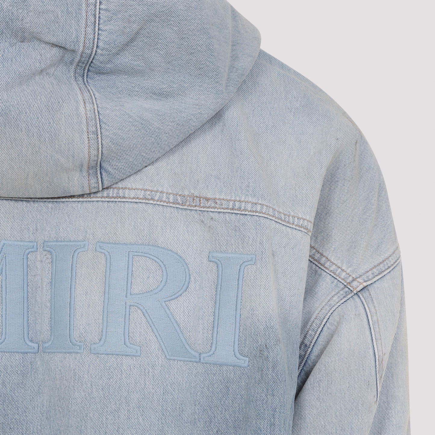 Amiri Ma Denim Zip Hoodie