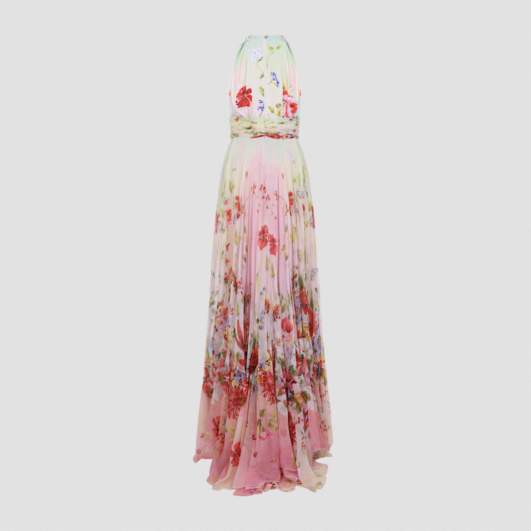 Roberto Cavalli Miami Flowers Long Dress