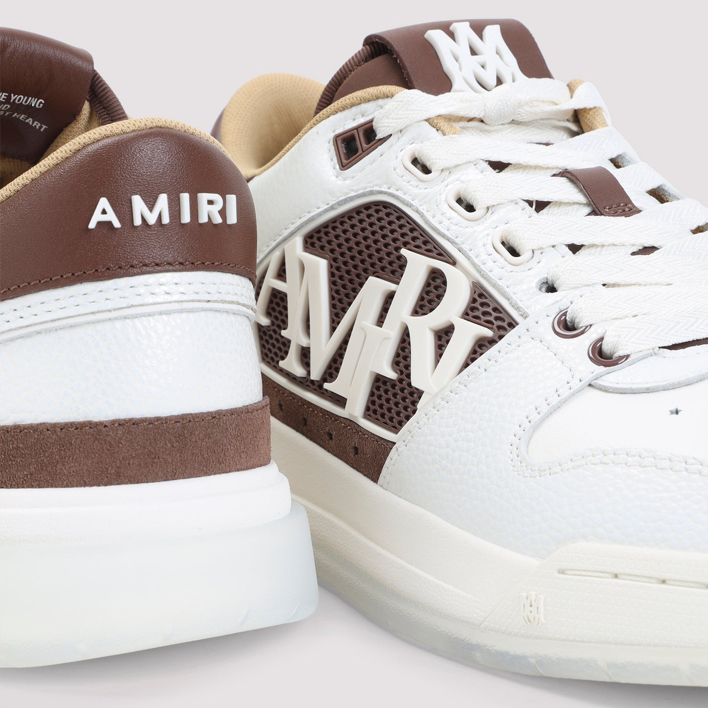 Amiri Pebbled Classic Low Sneakers