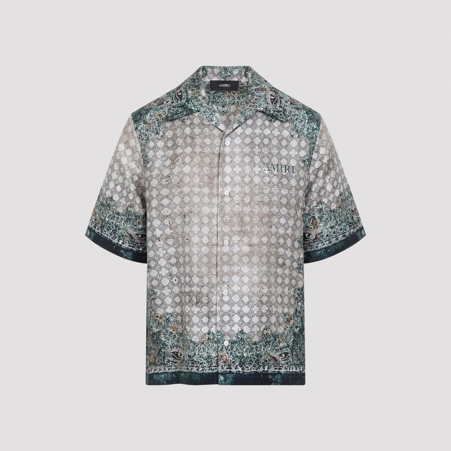 Amiri Bandana Bowling Shirt