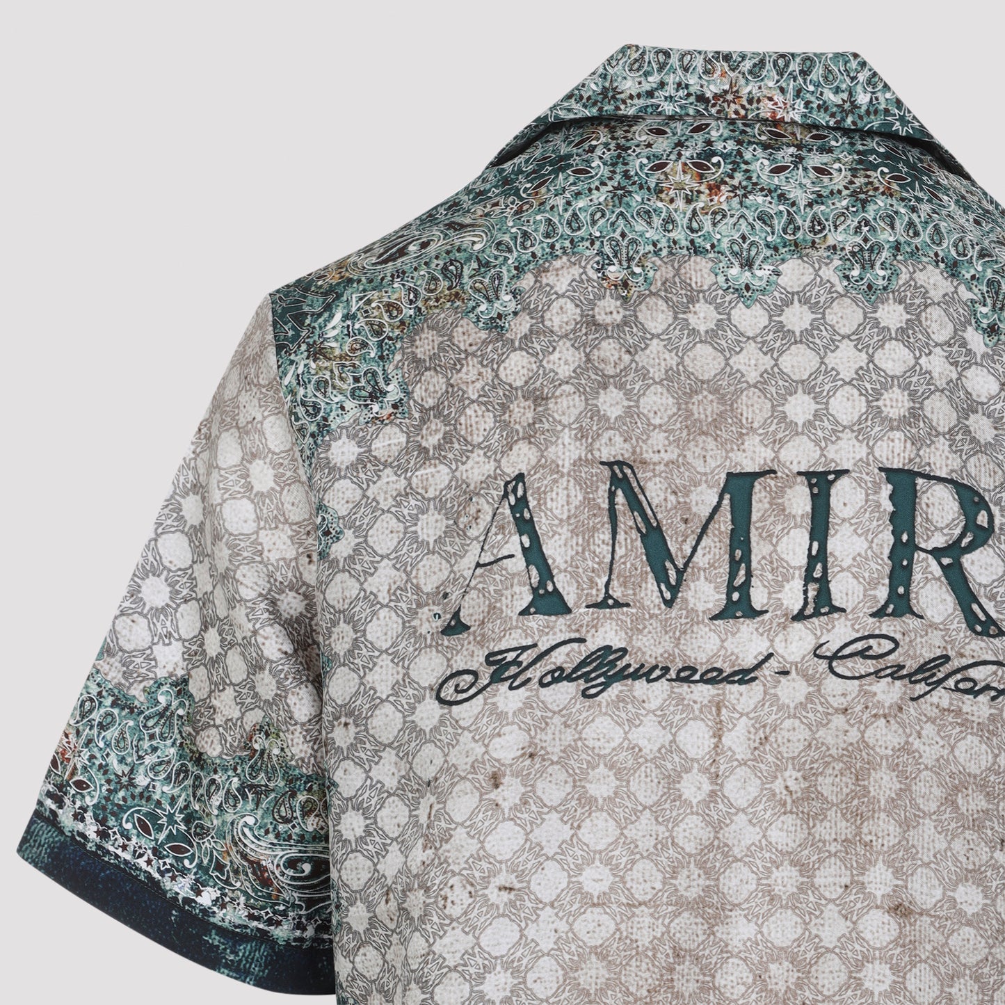 Amiri Bandana Bowling Shirt