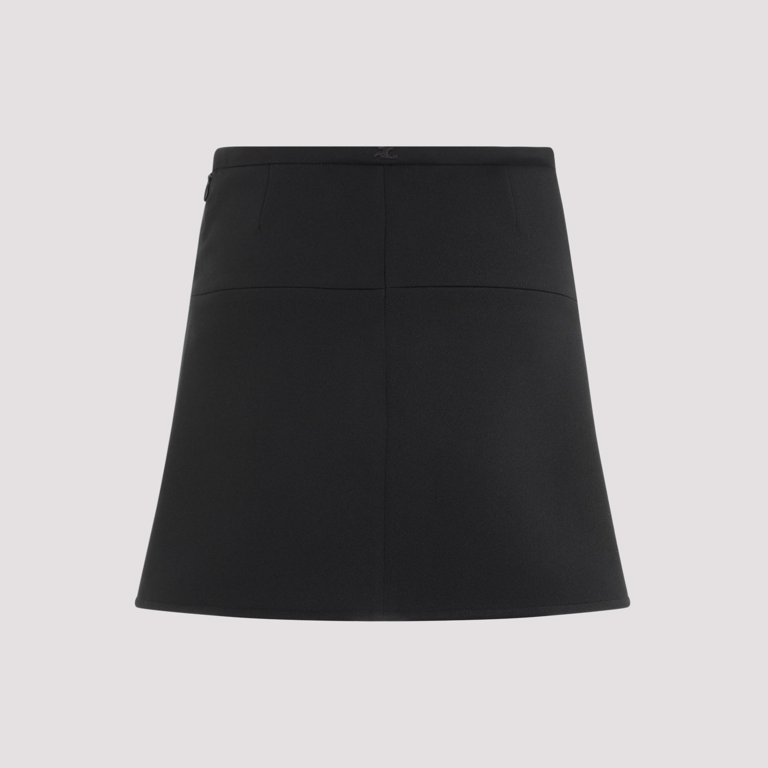 Courreges Ellipse Twill Mini Skirt