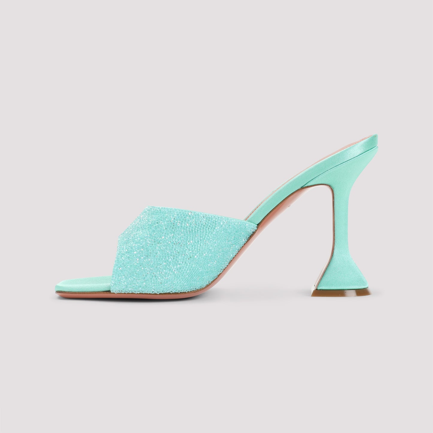 Amina Muaddi Lupita Crystal Dust 95 Sandals
