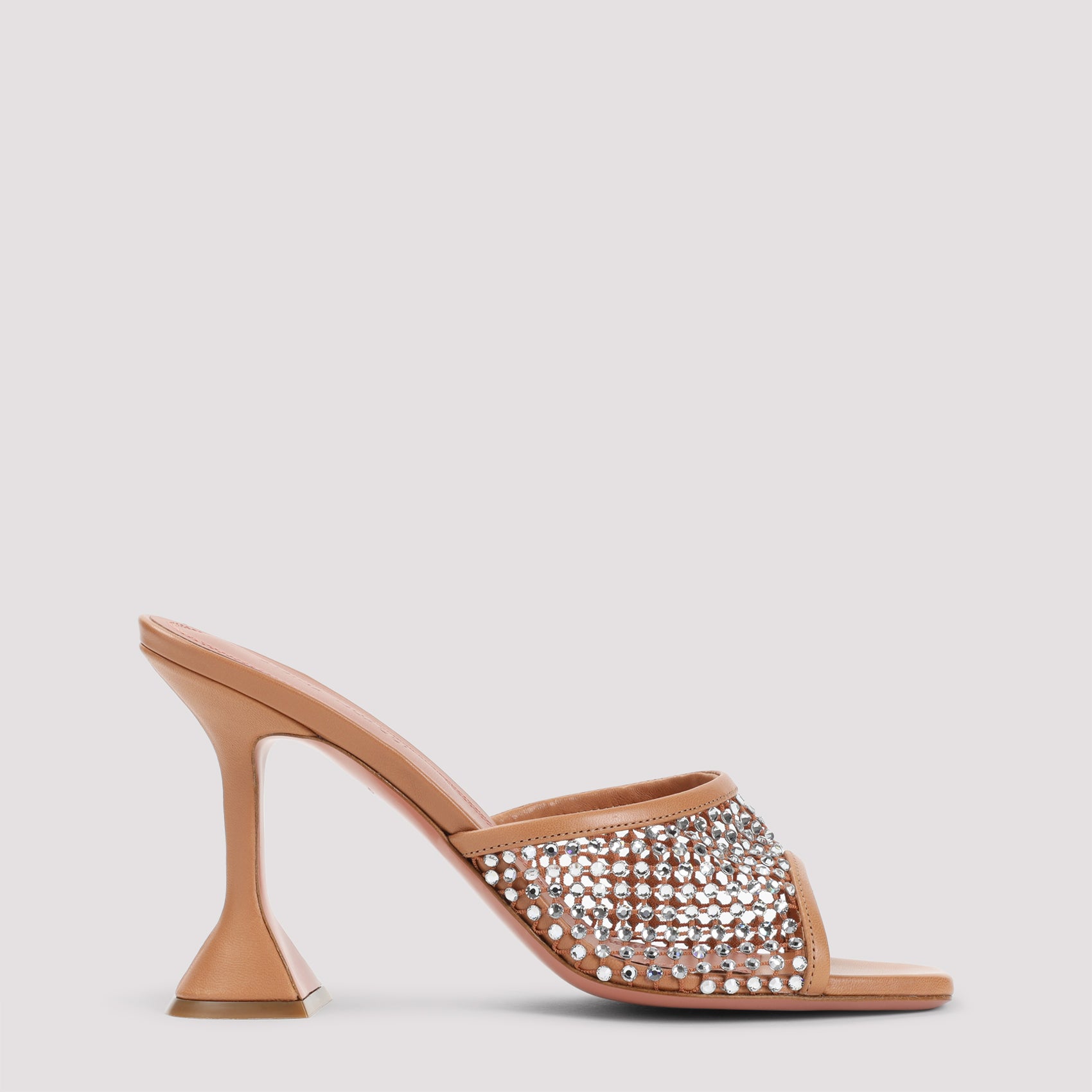 Amina Muaddi Lupita Crystal Net 95 Sandals