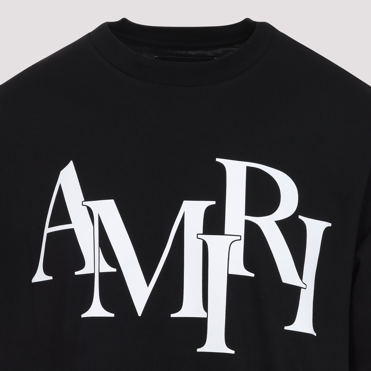 Amiri Cotton Staggered Logo T-Shirt