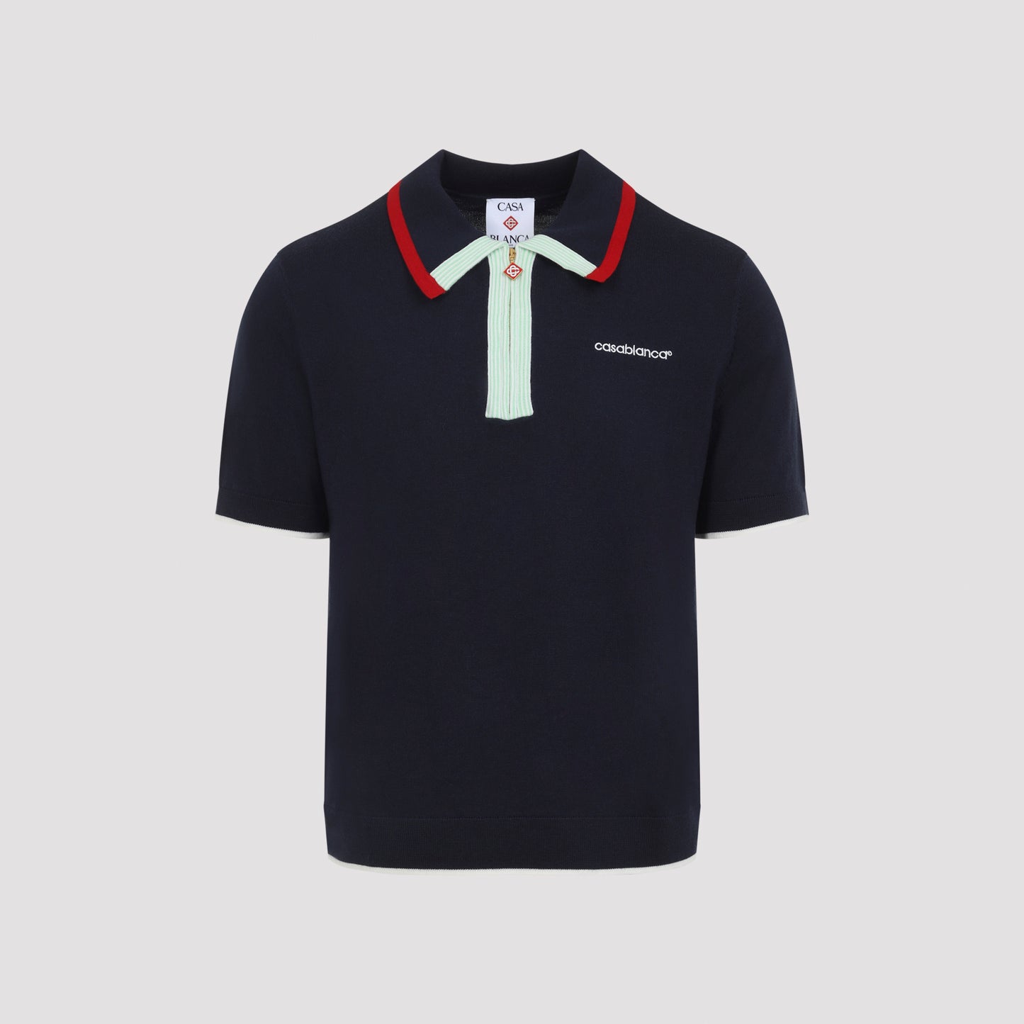 Casablanca Knitted Track Polo