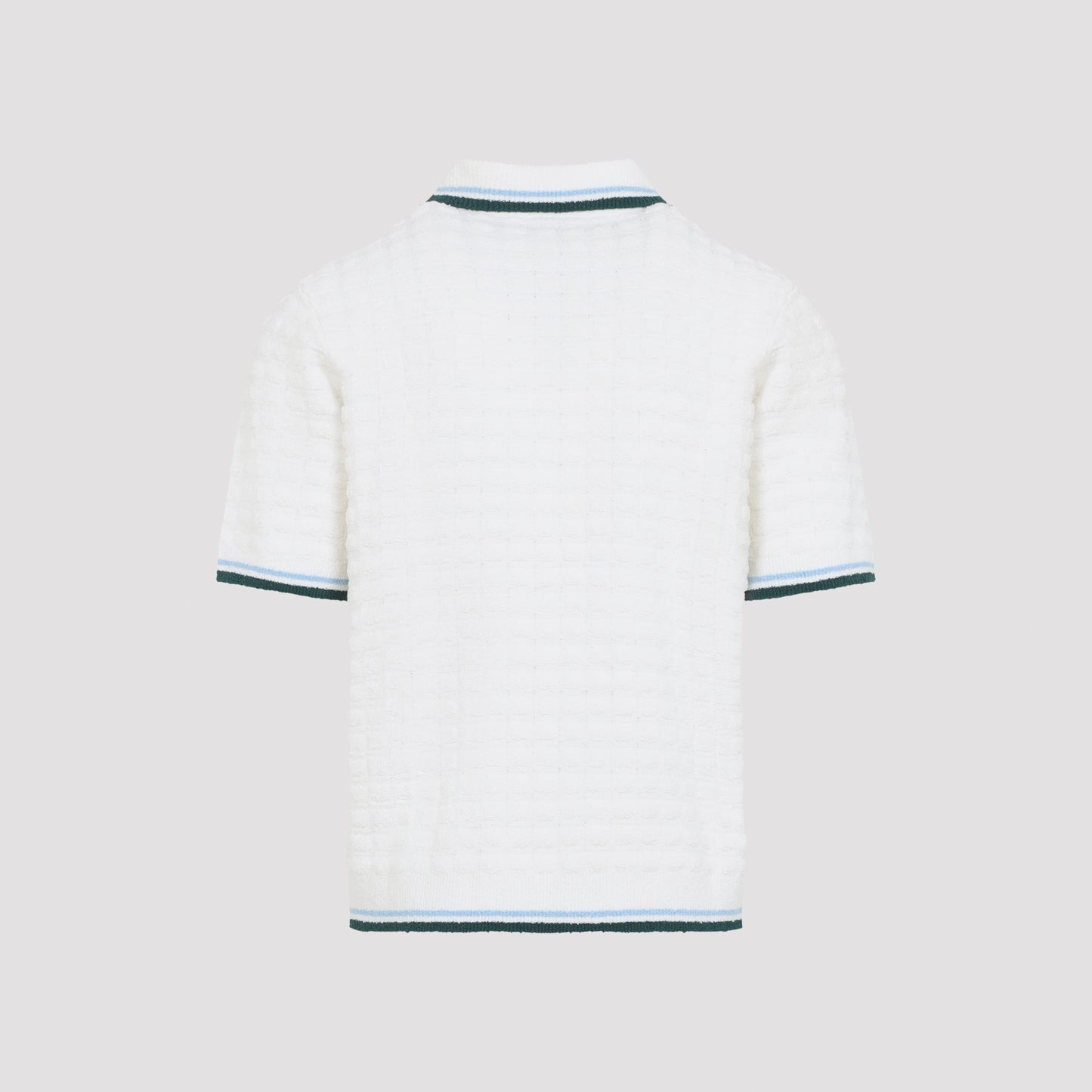 Casablanca Boucle short-sleeve Knitted Polo