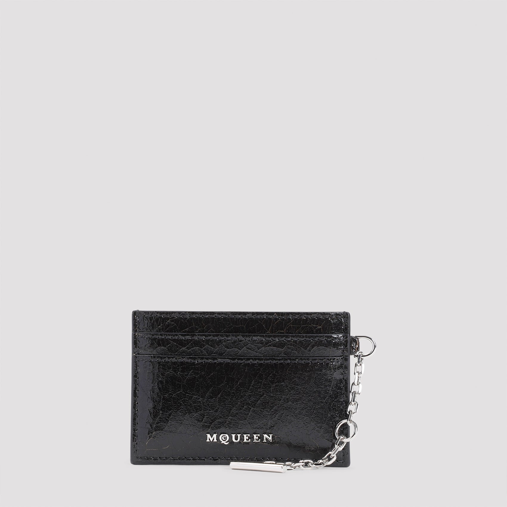 Alexander McQueen Leather Sling Card Holder