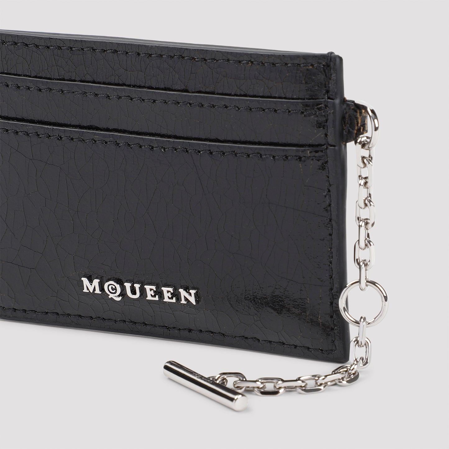 Alexander McQueen Leather Sling Card Holder