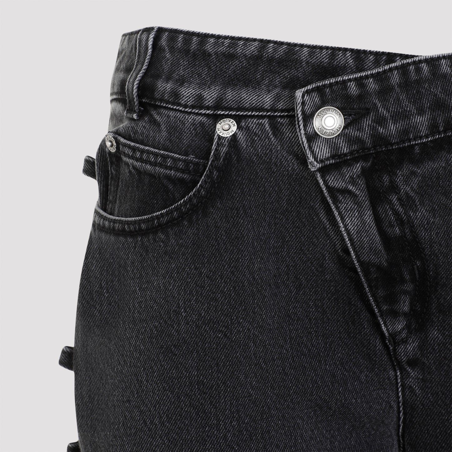 Alexander McQueen Tied Jeans