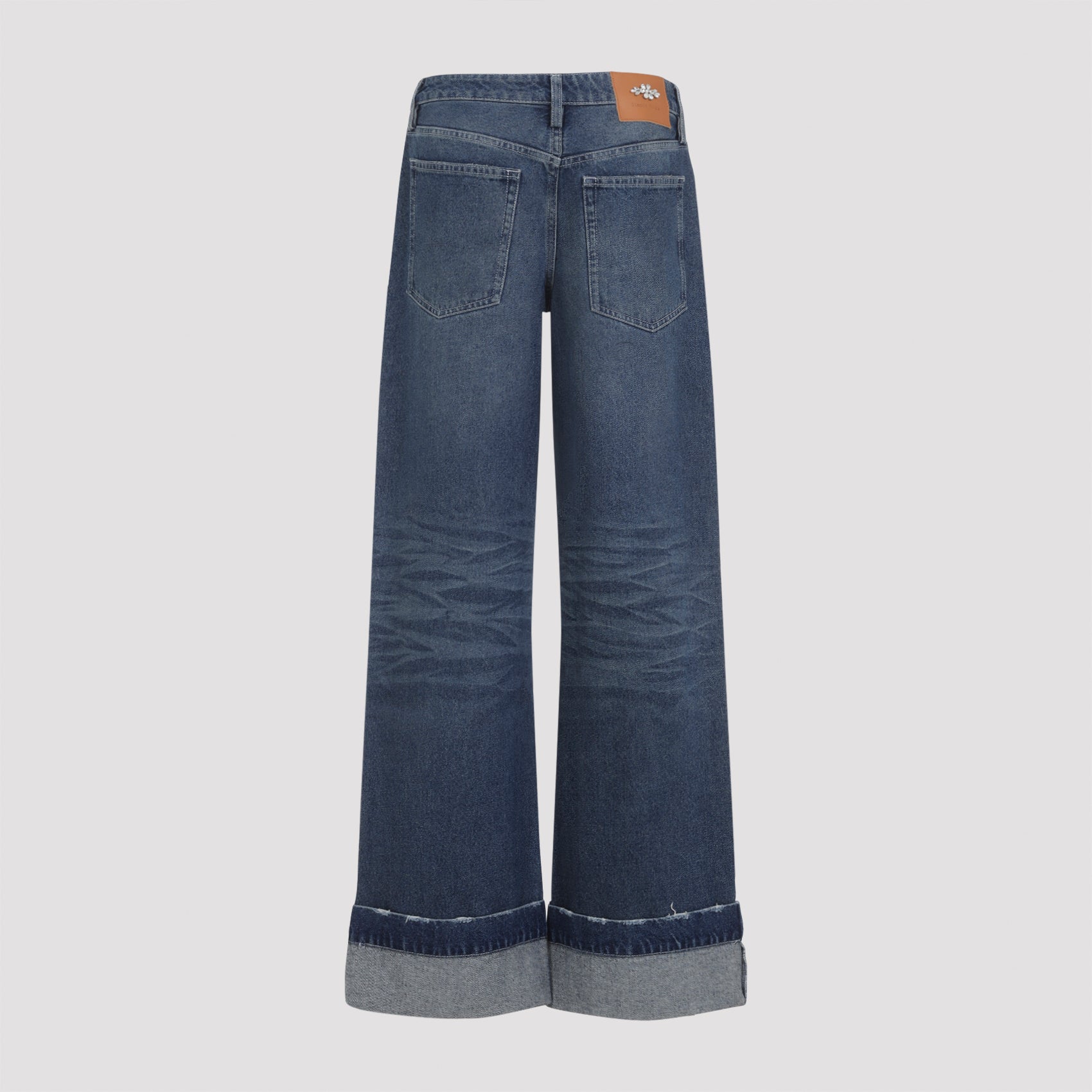 Simone Rocha Distressed Straight Leg Jeans