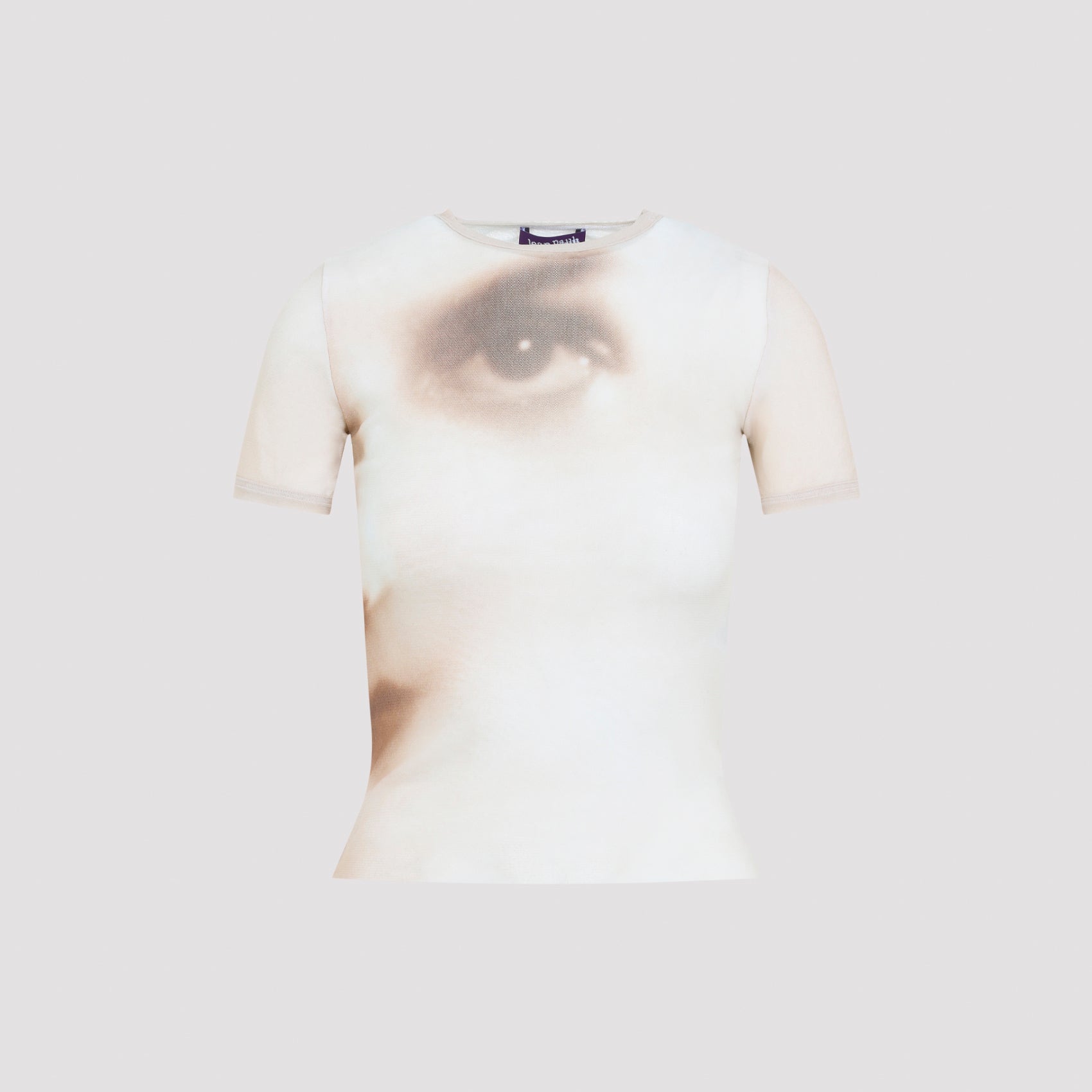 Jean Paul Gaultier Mesh Baby Printed ¶Face¶ Tee