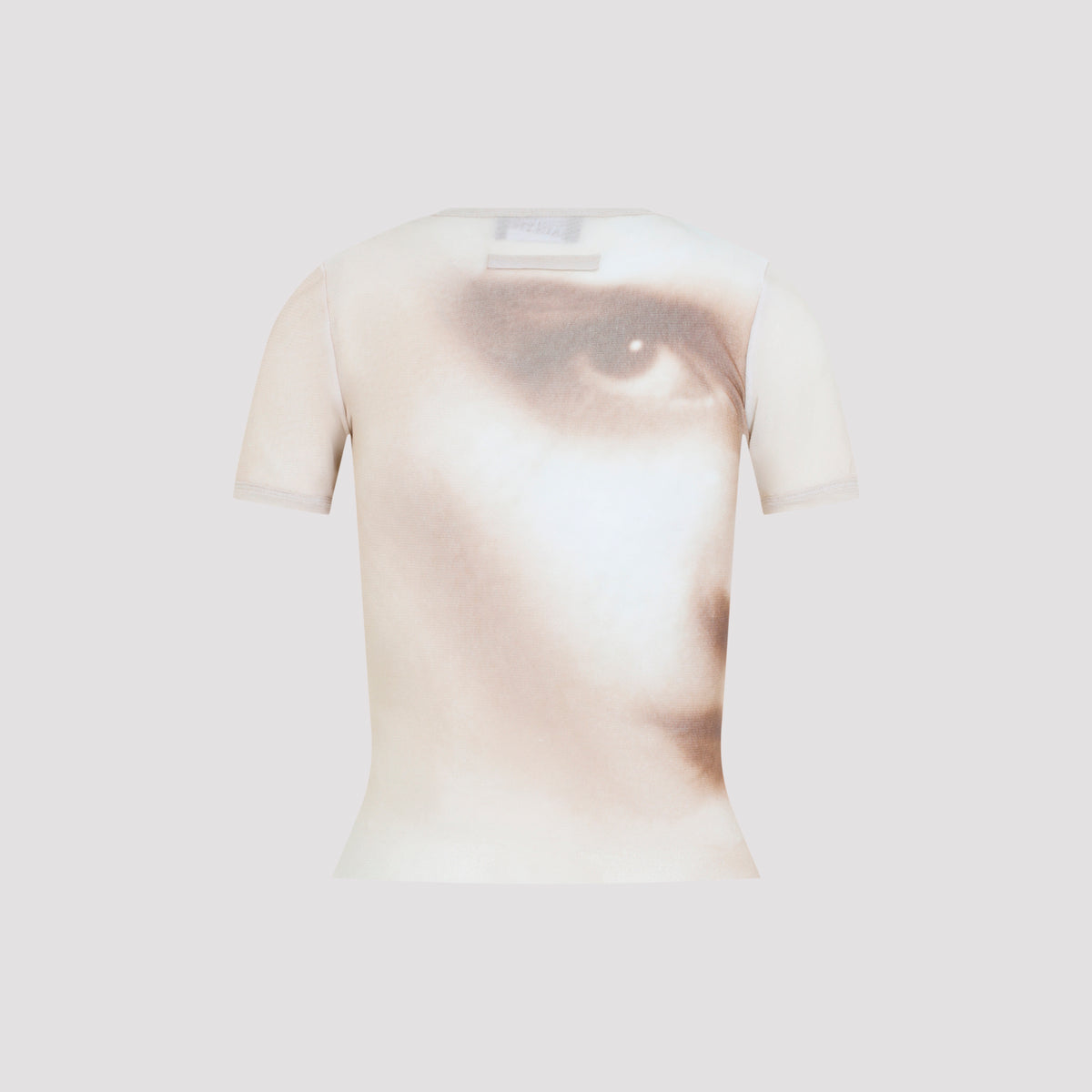 Jean Paul Gaultier Mesh Baby Printed ¶Face¶ Tee