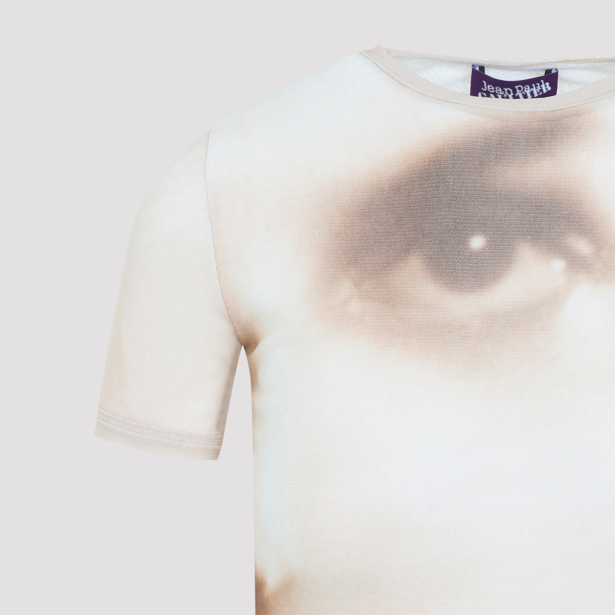 Jean Paul Gaultier Mesh Baby Printed ¶Face¶ Tee