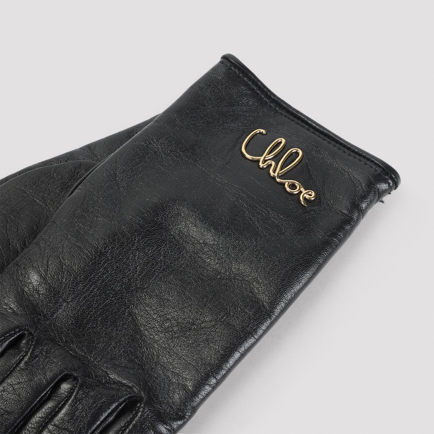 Chloe Lamb Leather Gloves
