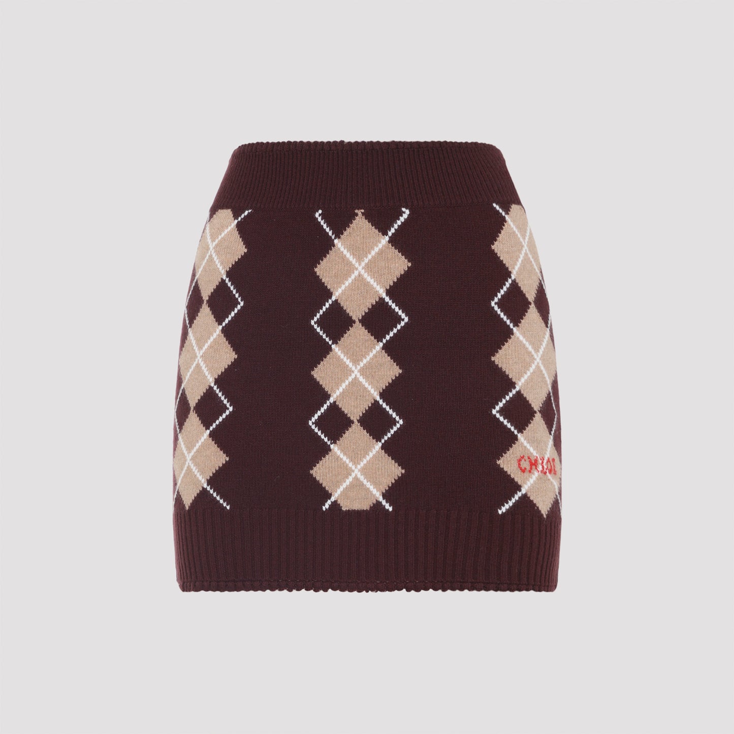 Chloe Wool Mini Skirt