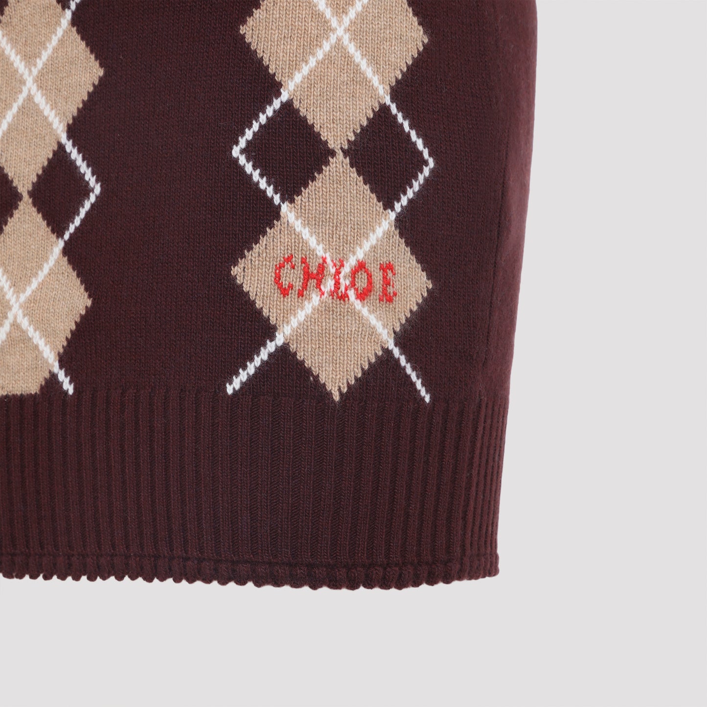 Chloe Wool Mini Skirt