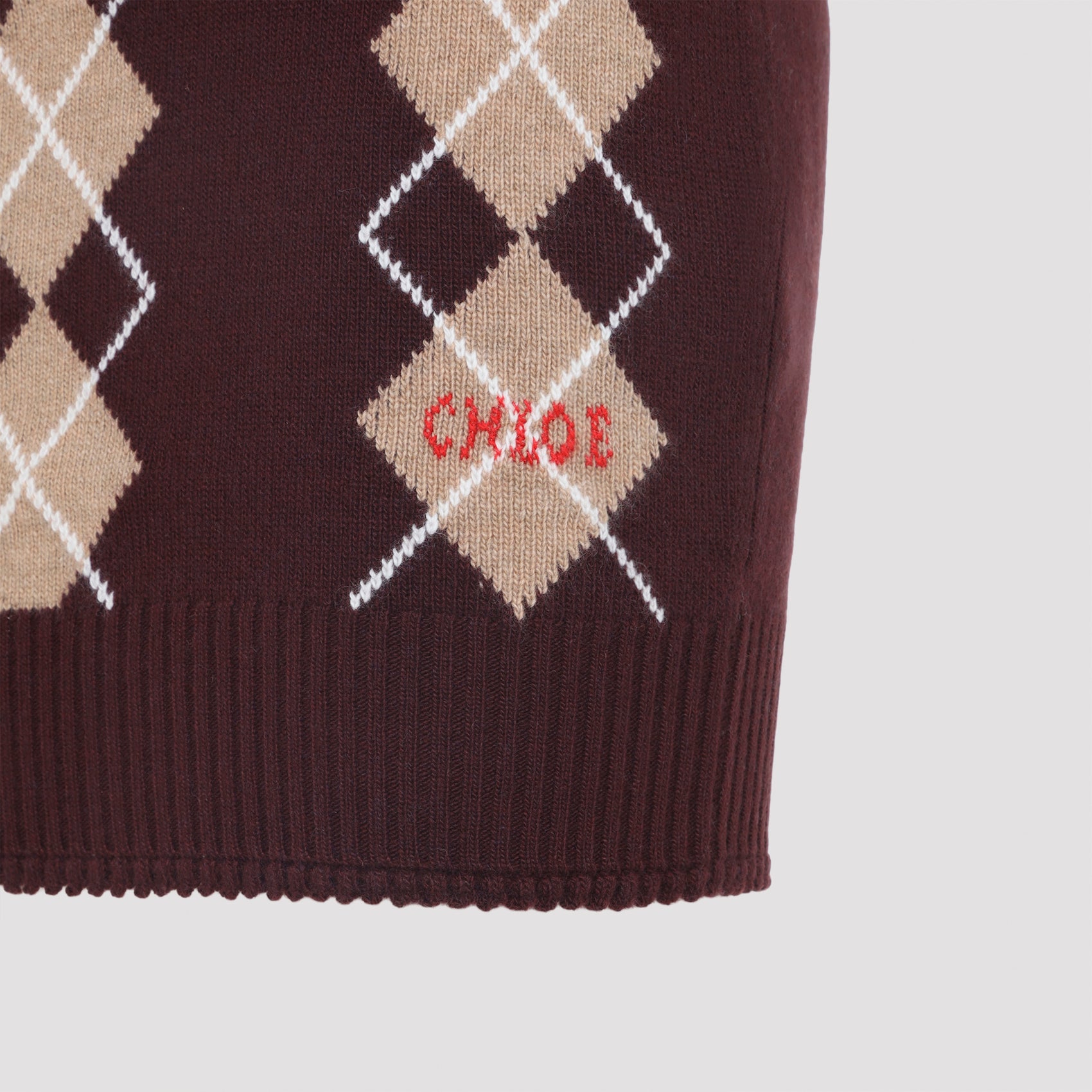 Chloe Wool Mini Skirt