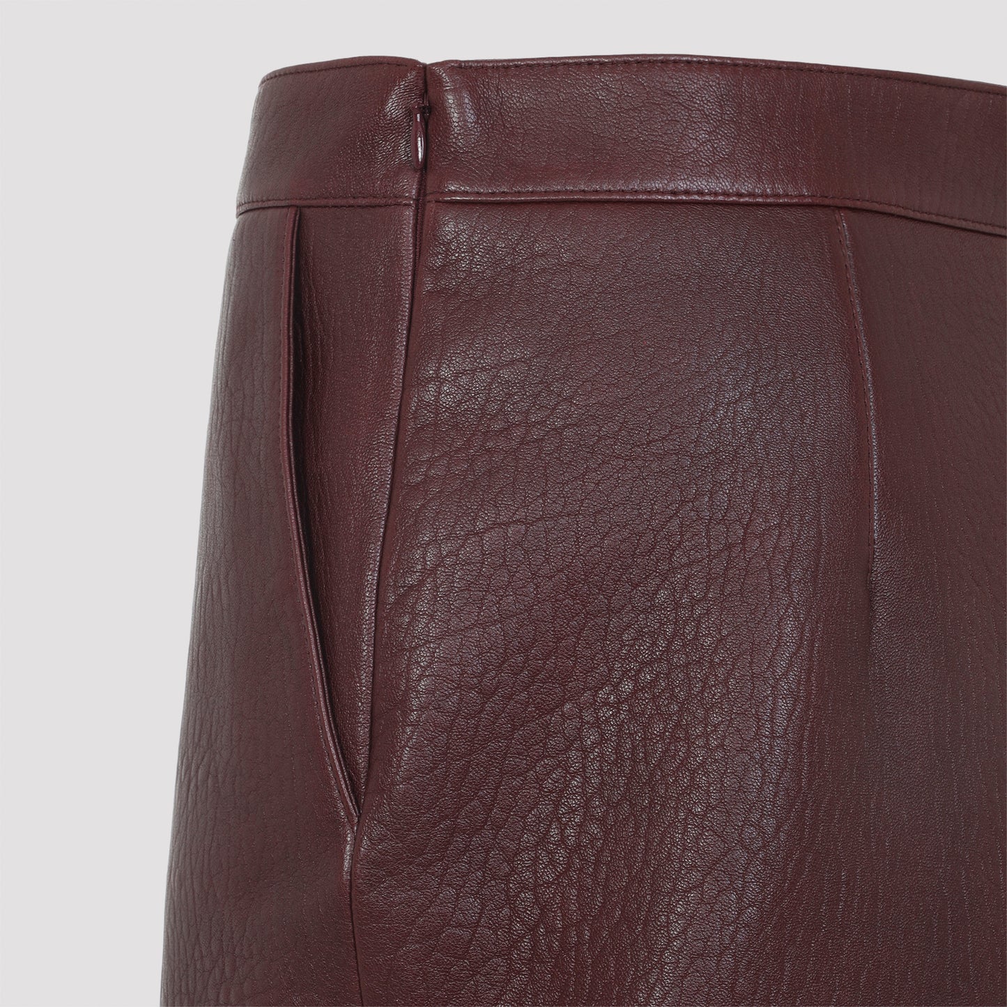 Chloe Lamb Leather Mini Skirt