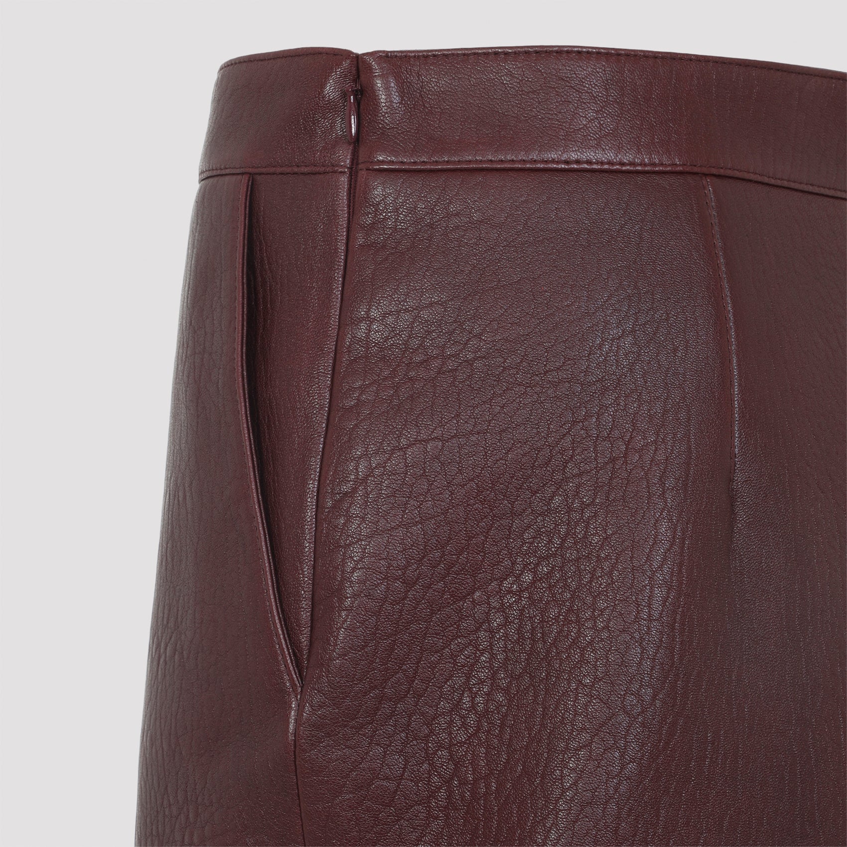 Chloe Lamb Leather Mini Skirt