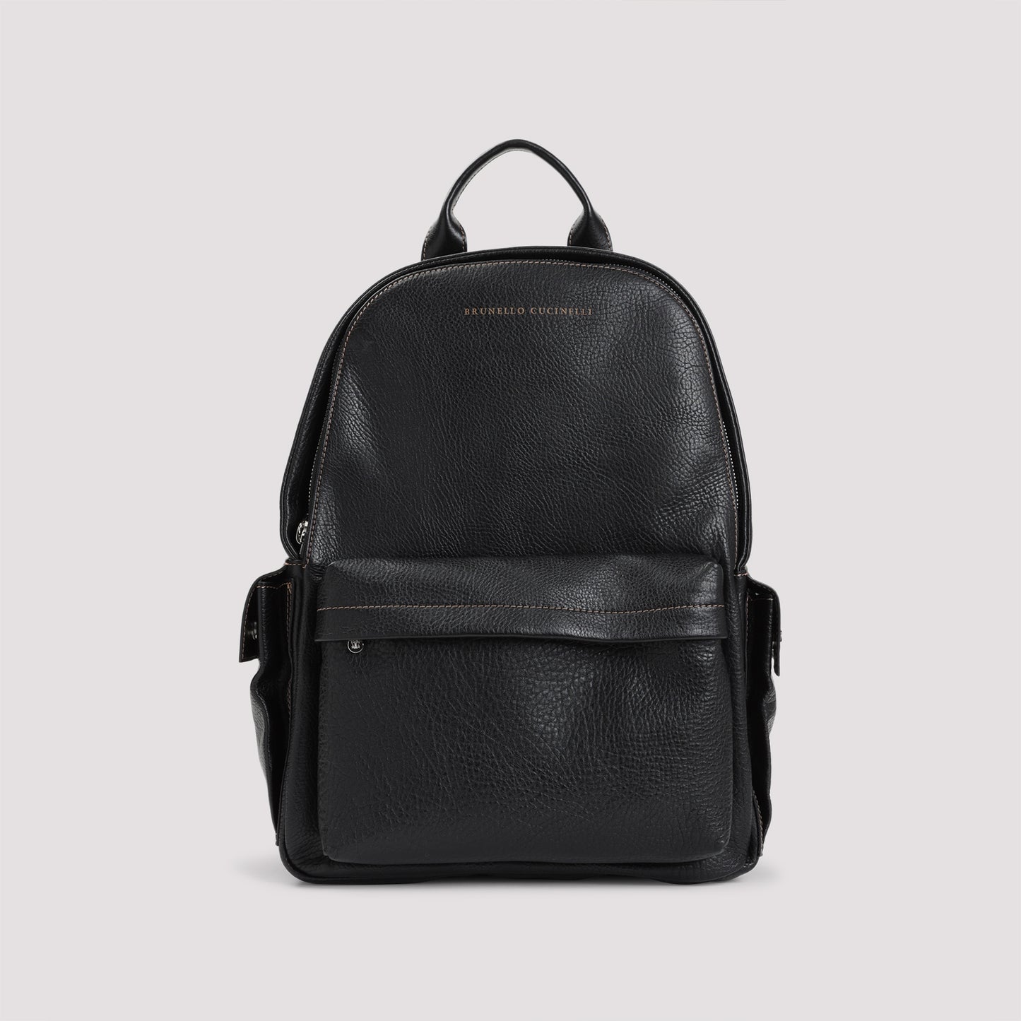 Brunello Cucinelli Grained Leather Backpack