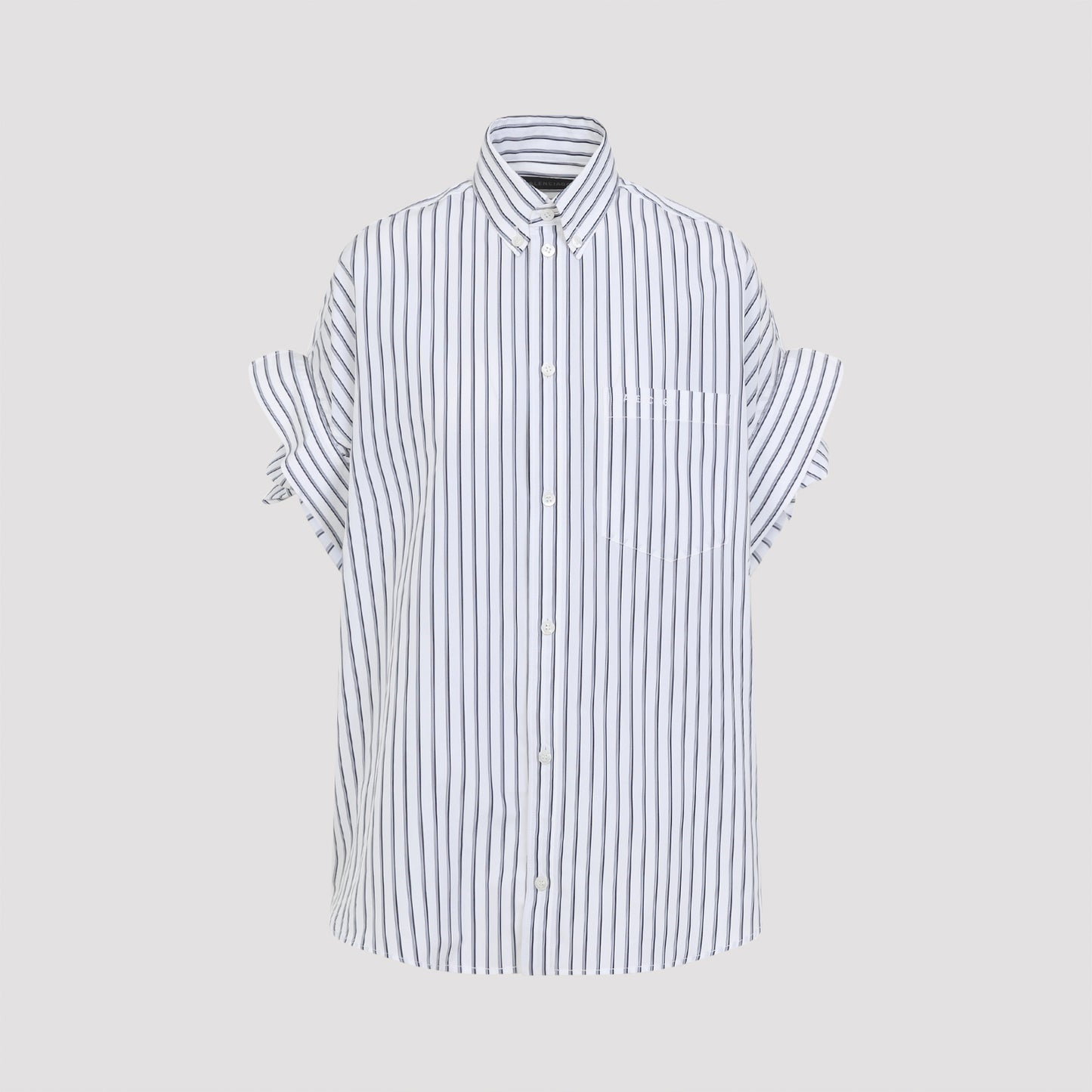 Balenciaga Tucked Sleeve Shirt