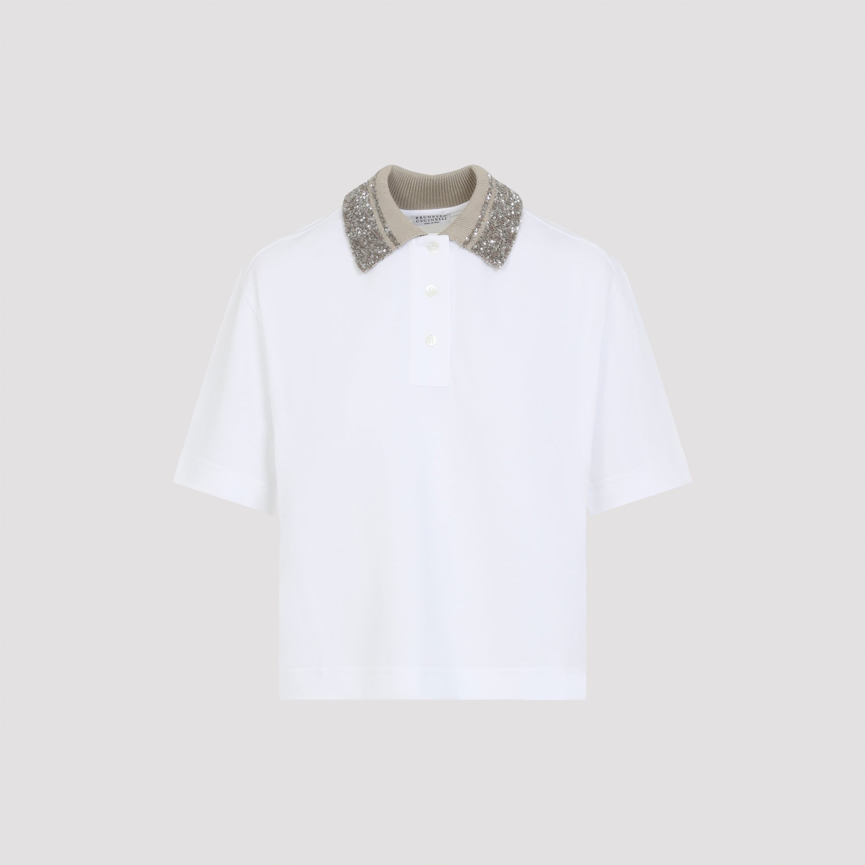 Brunello Cucinelli Paillettes Polo