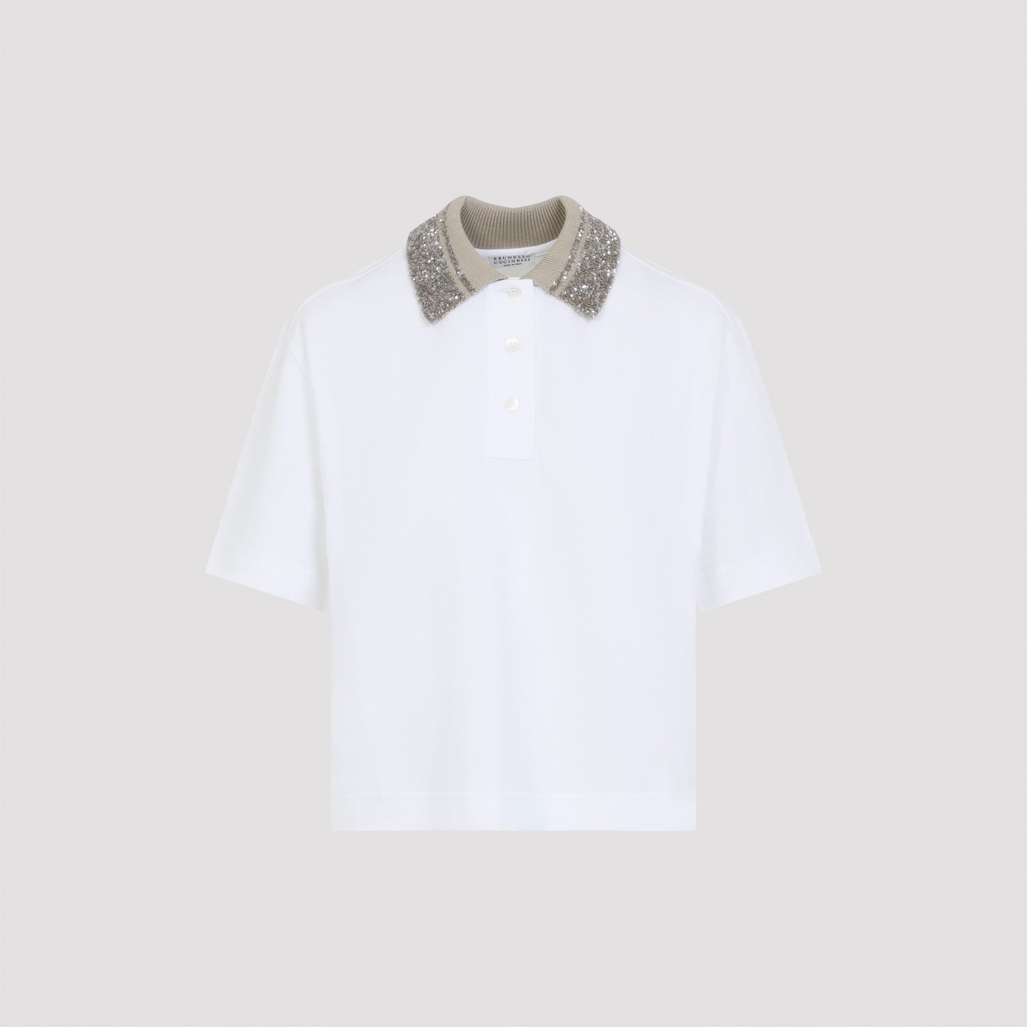 Brunello Cucinelli Paillettes Polo