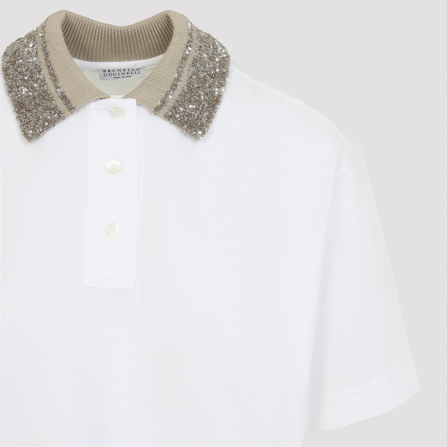 Brunello Cucinelli Paillettes Polo