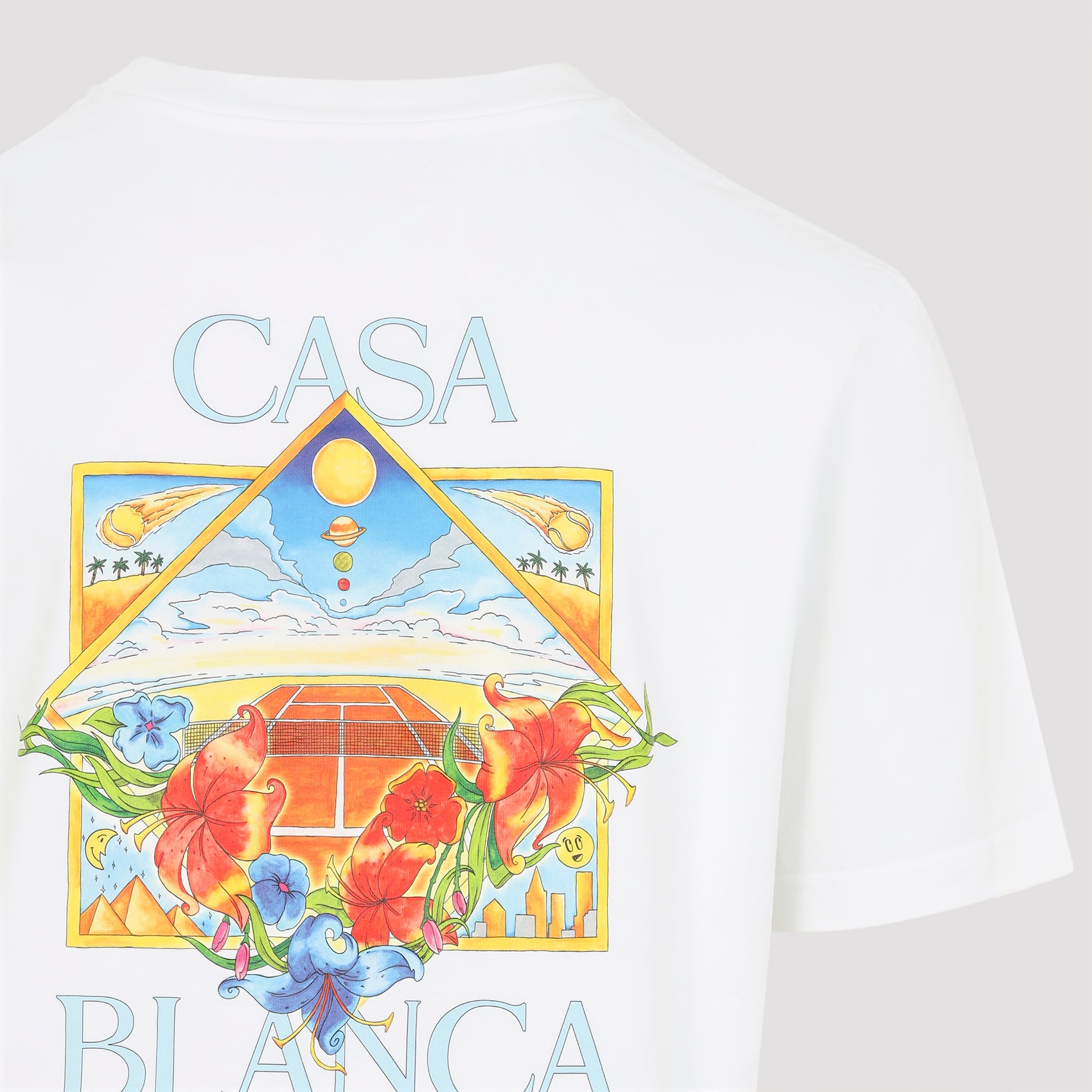 Casablanca Flower Court Icon T-shirt