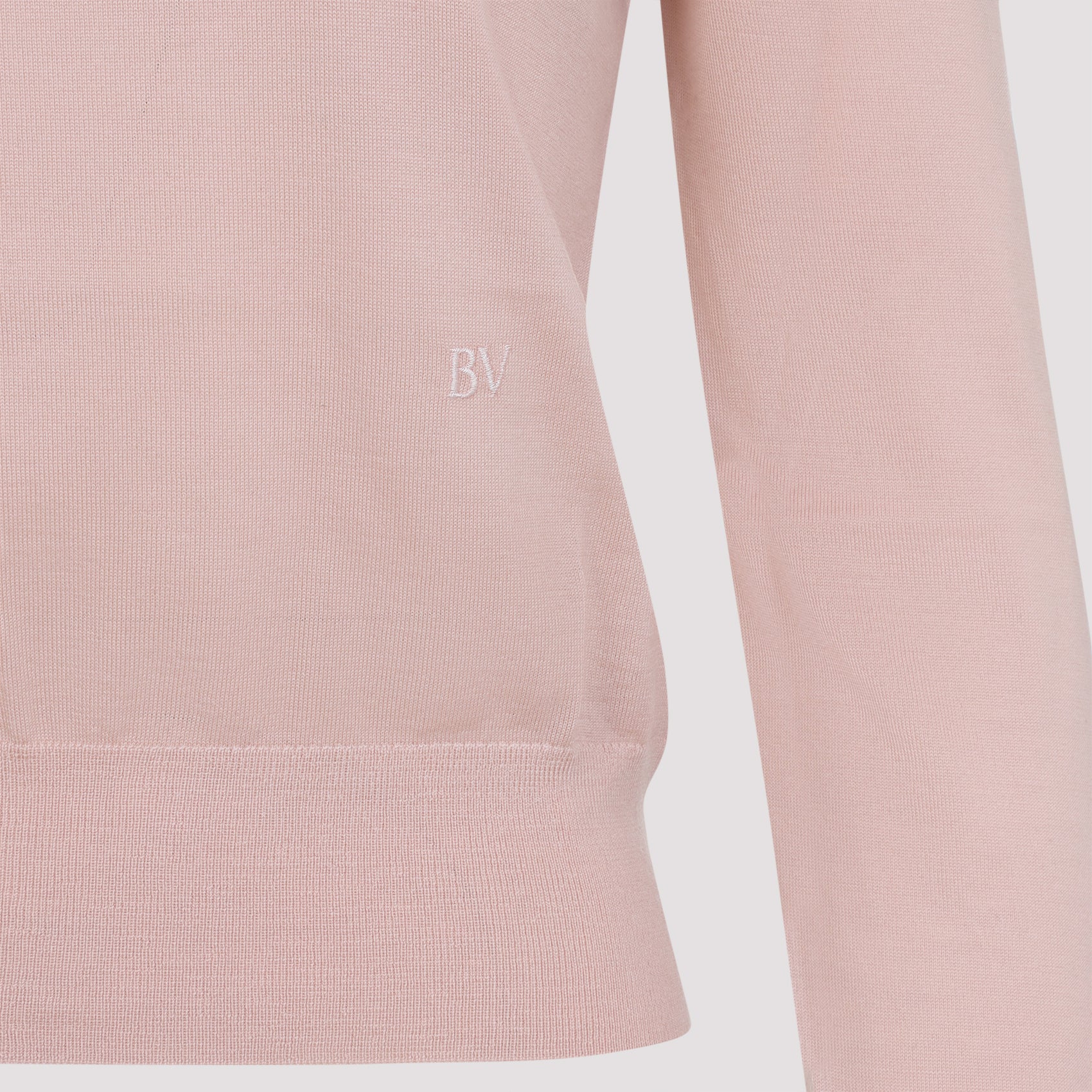 Bottega Veneta Long Sleeve Polo Top