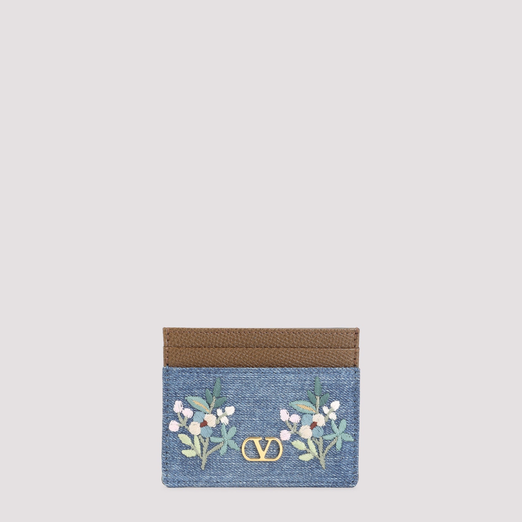 Valentino Garavani Cotton Credit Card Case