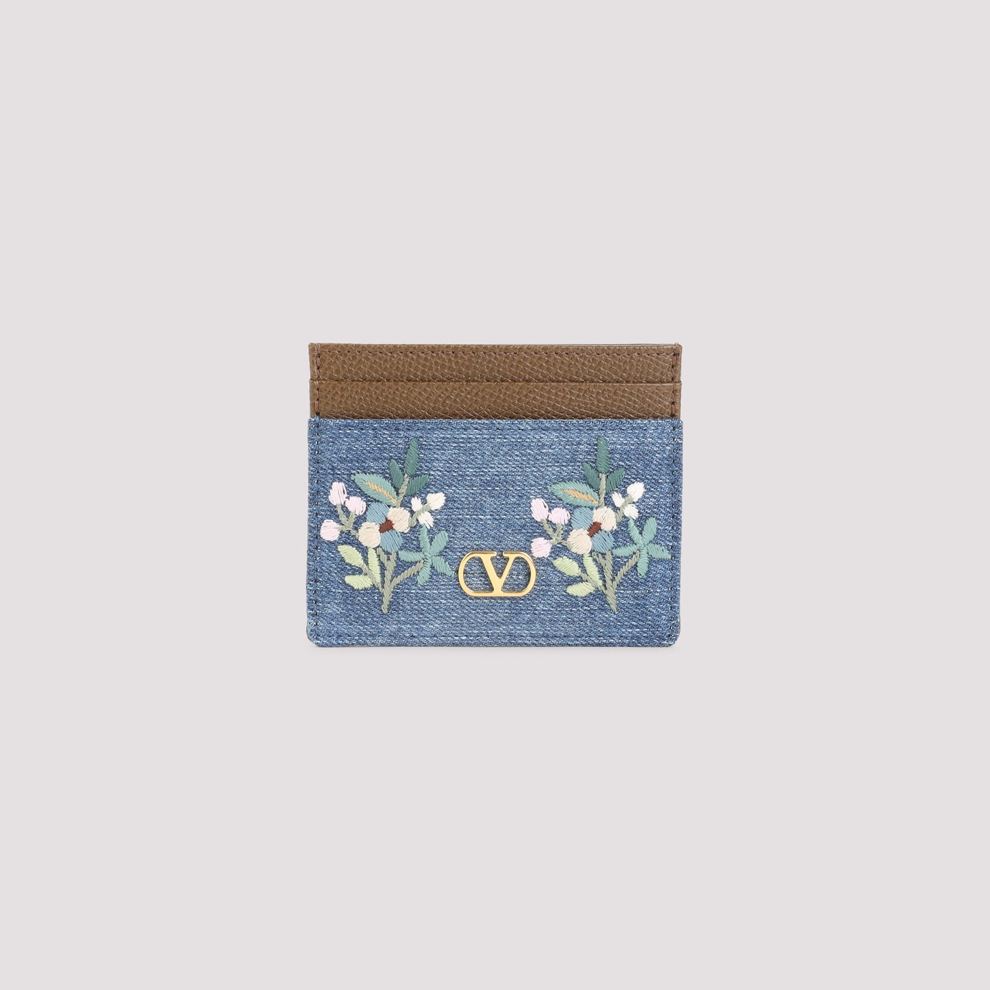 Valentino Garavani Cotton Credit Card Case