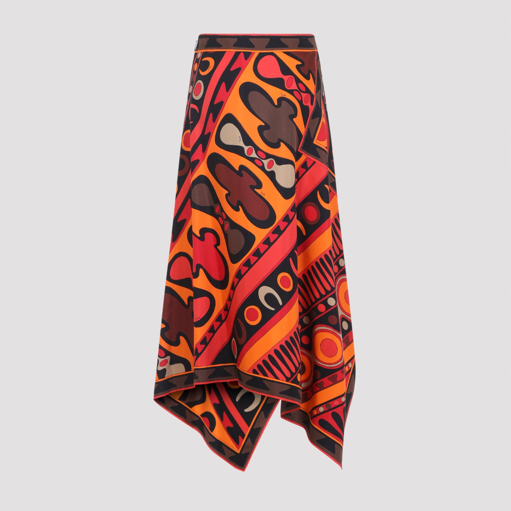 Pucci Asymmetric Draped Skirt