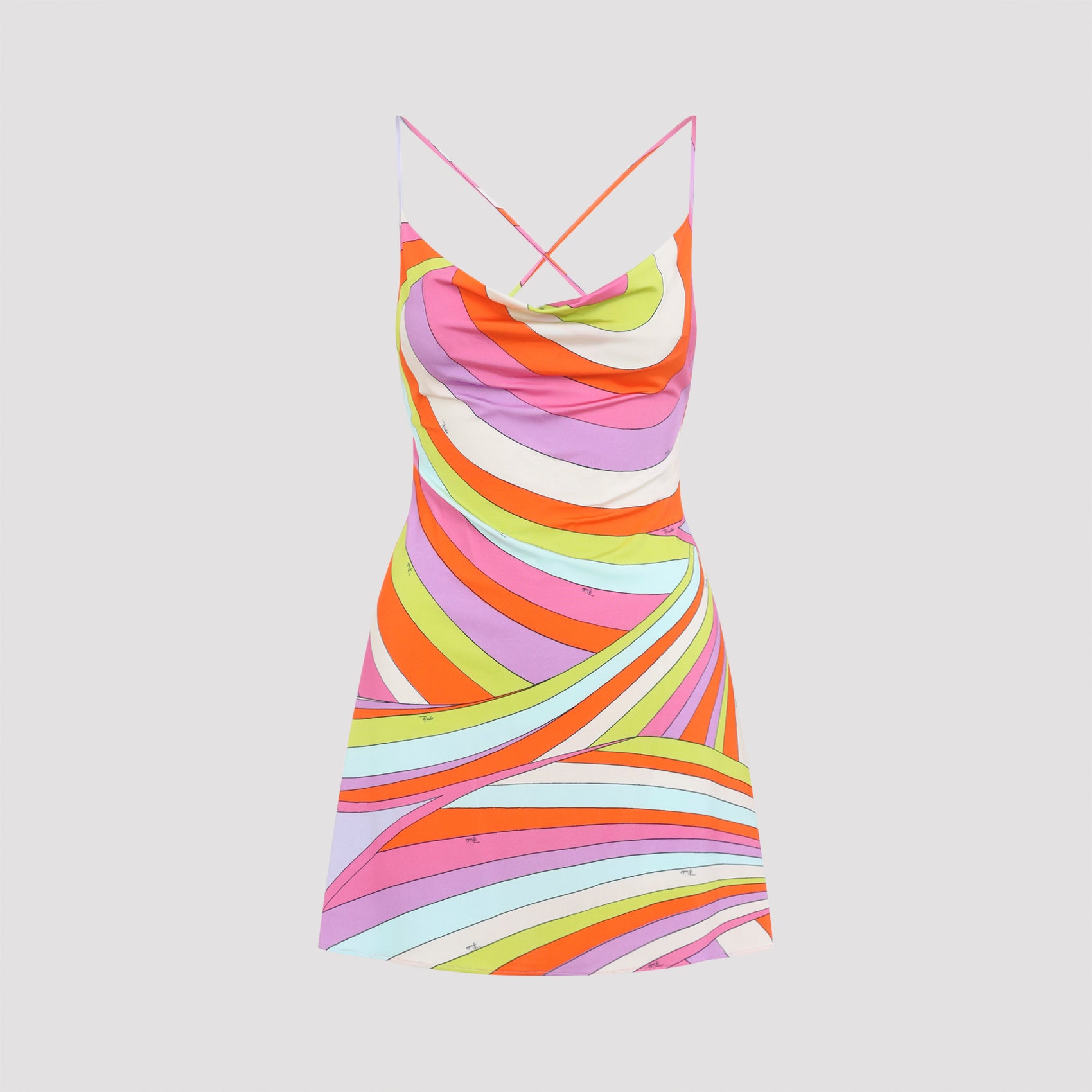 Pucci Multicolor Sleeveless Mini Dress