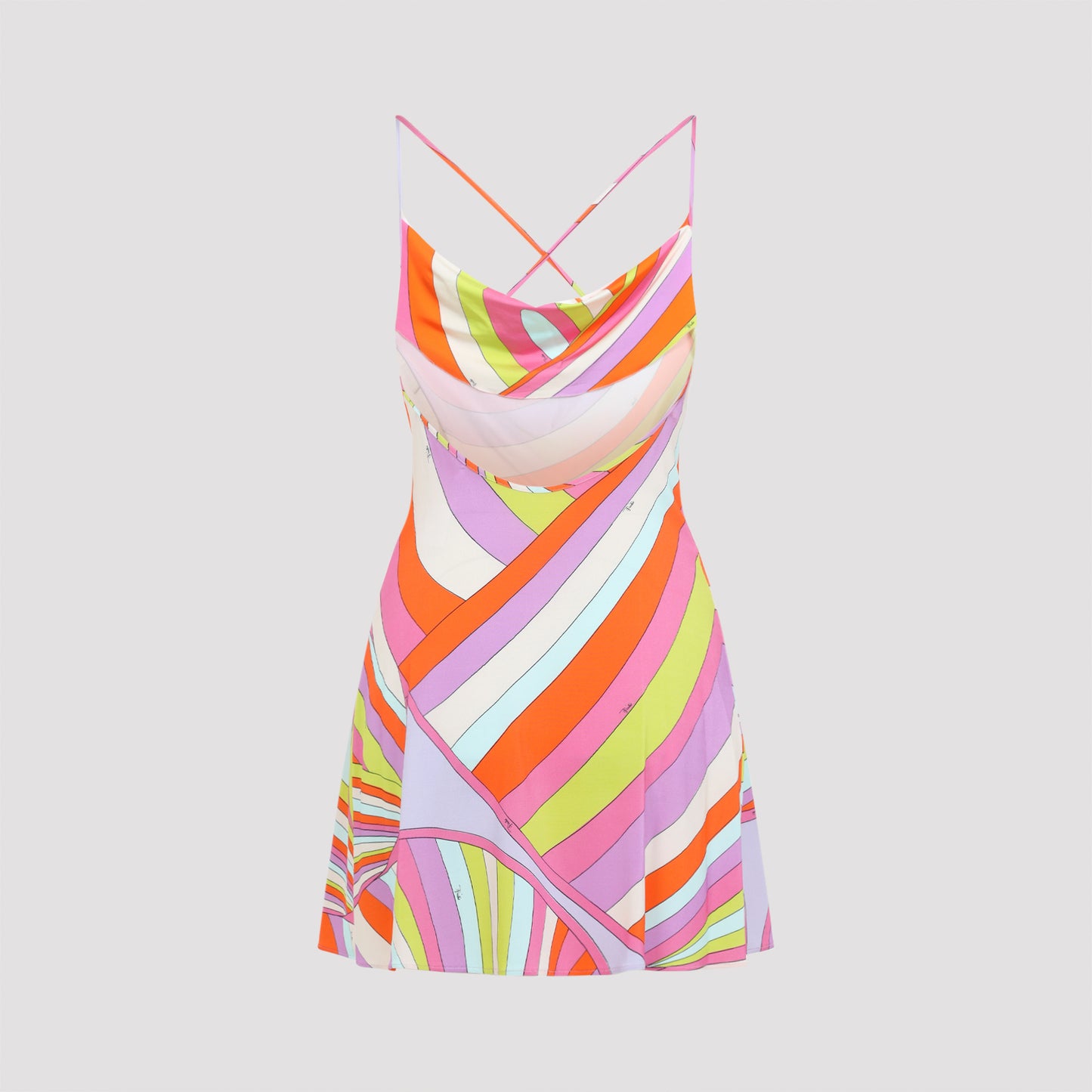 Pucci Multicolor Sleeveless Mini Dress