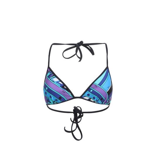 Pucci Triangle Bikini Top