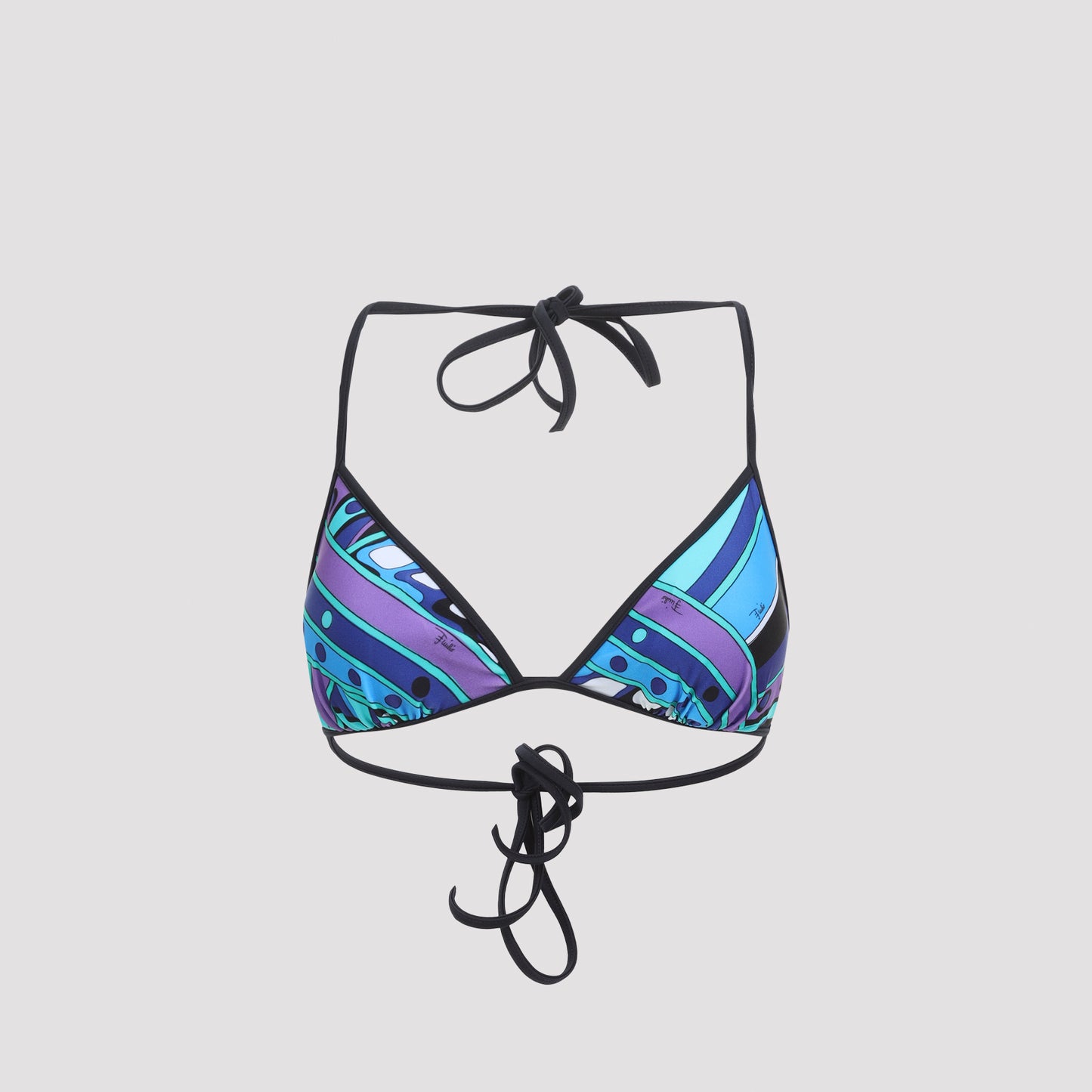 Pucci Triangle Bikini Top